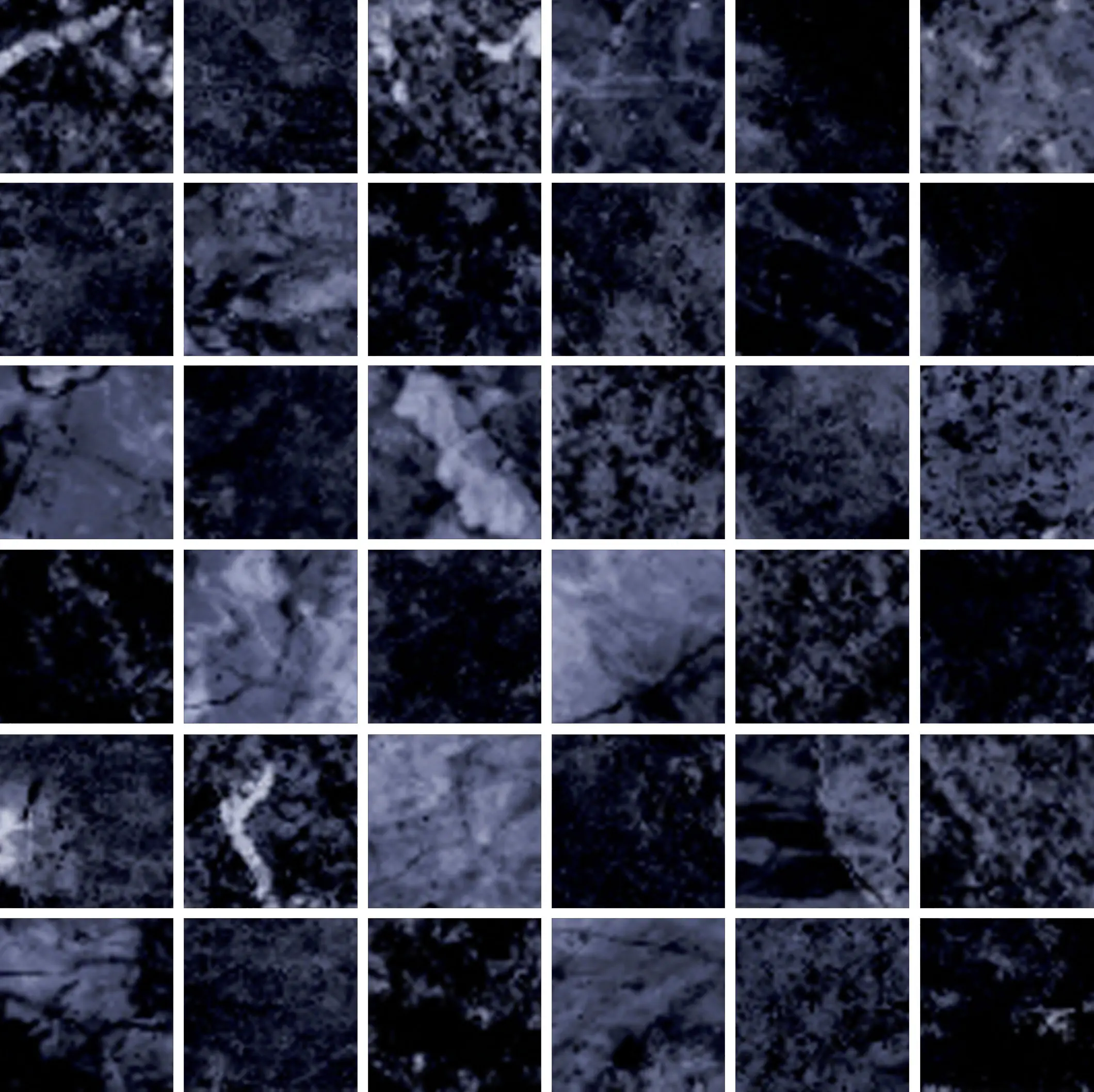 Mosaikfliese Ocean 30 x 30 cm blau Steinmaß: ca. 4,7 x 4,7 cm