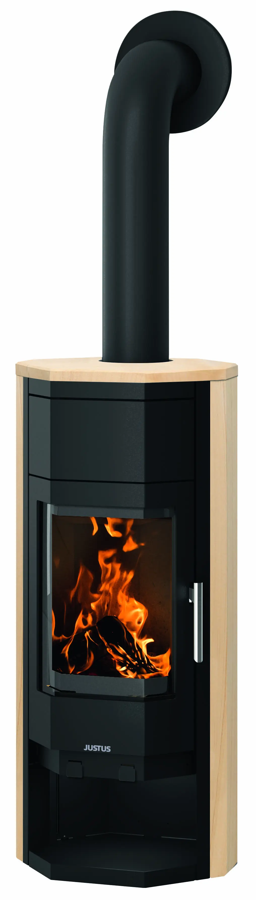Justus Kaminofen Usedom 5 W+ 2.0 Sandstein Grundgerät schwarz 5,5 kW Justus Kaminofen Usedom 5 W+ 2.0 Sandstein Grundgerät schwarz 5,5 kW