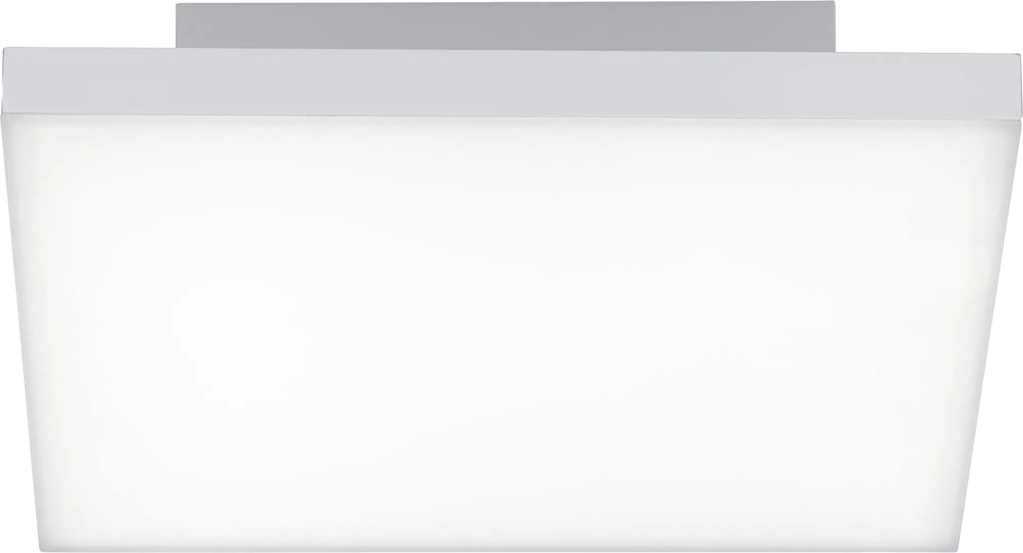 JustLight LED Deckenleuchte Canvas weiß 29,5 x 29,5 cm dimmbar