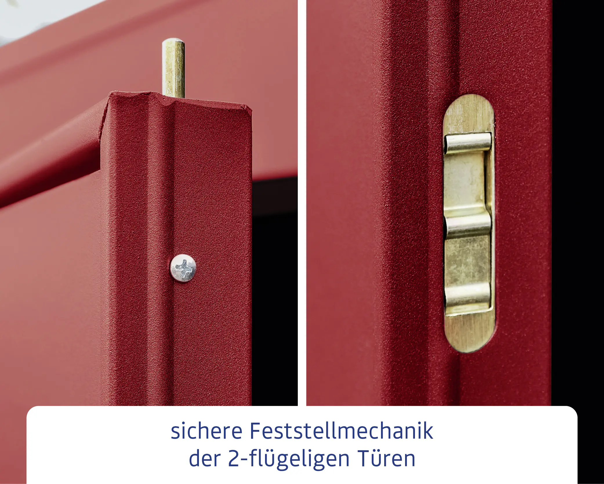 EcoStar Gerätehaus Elegant-P Typ 3 purpurrot 312,7 x 283,4 x 232,3 cm