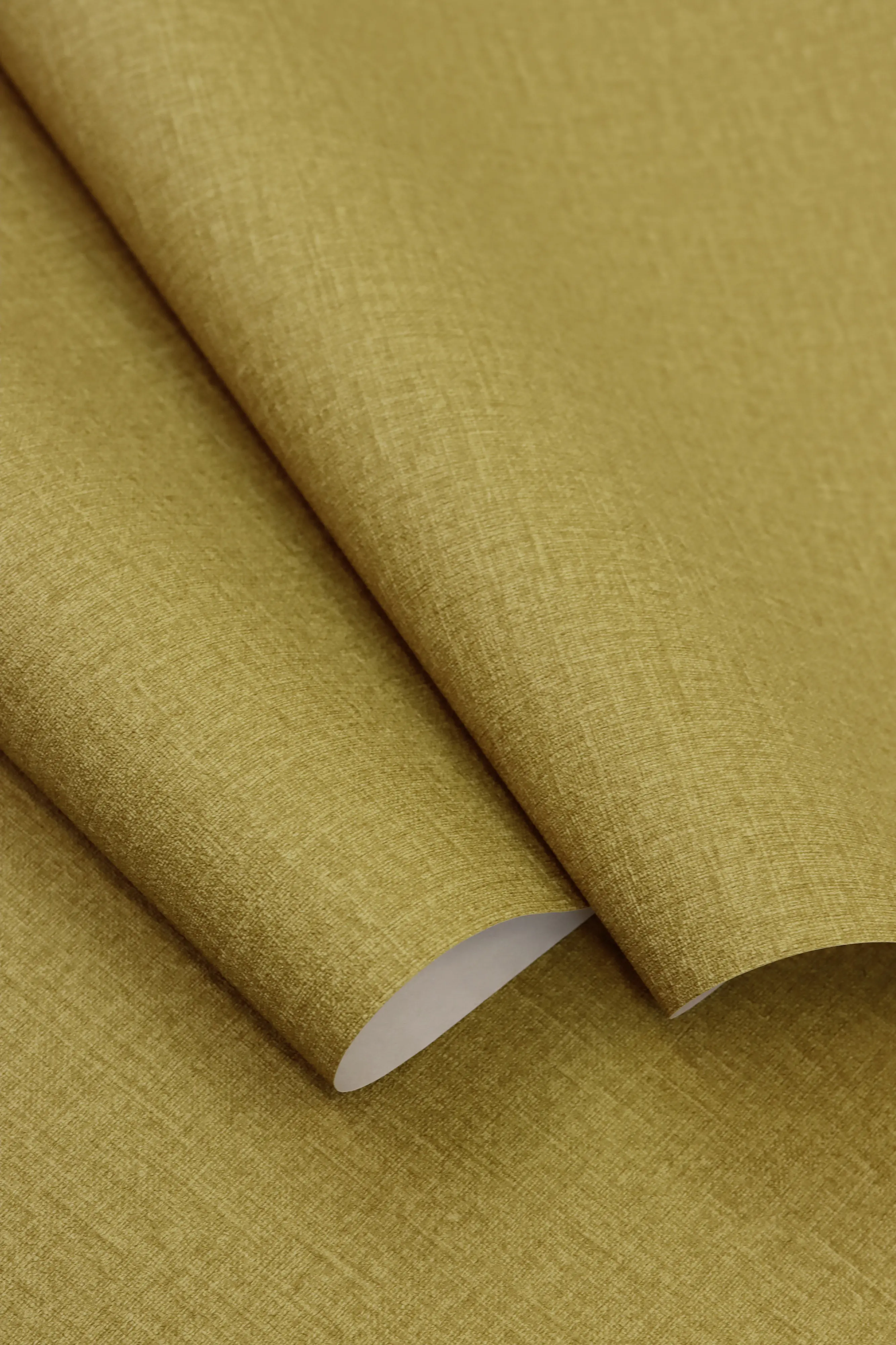 Rasch Vliestapete 555929 Gelb-Ocker Uni 10,05 m x 0,53 m