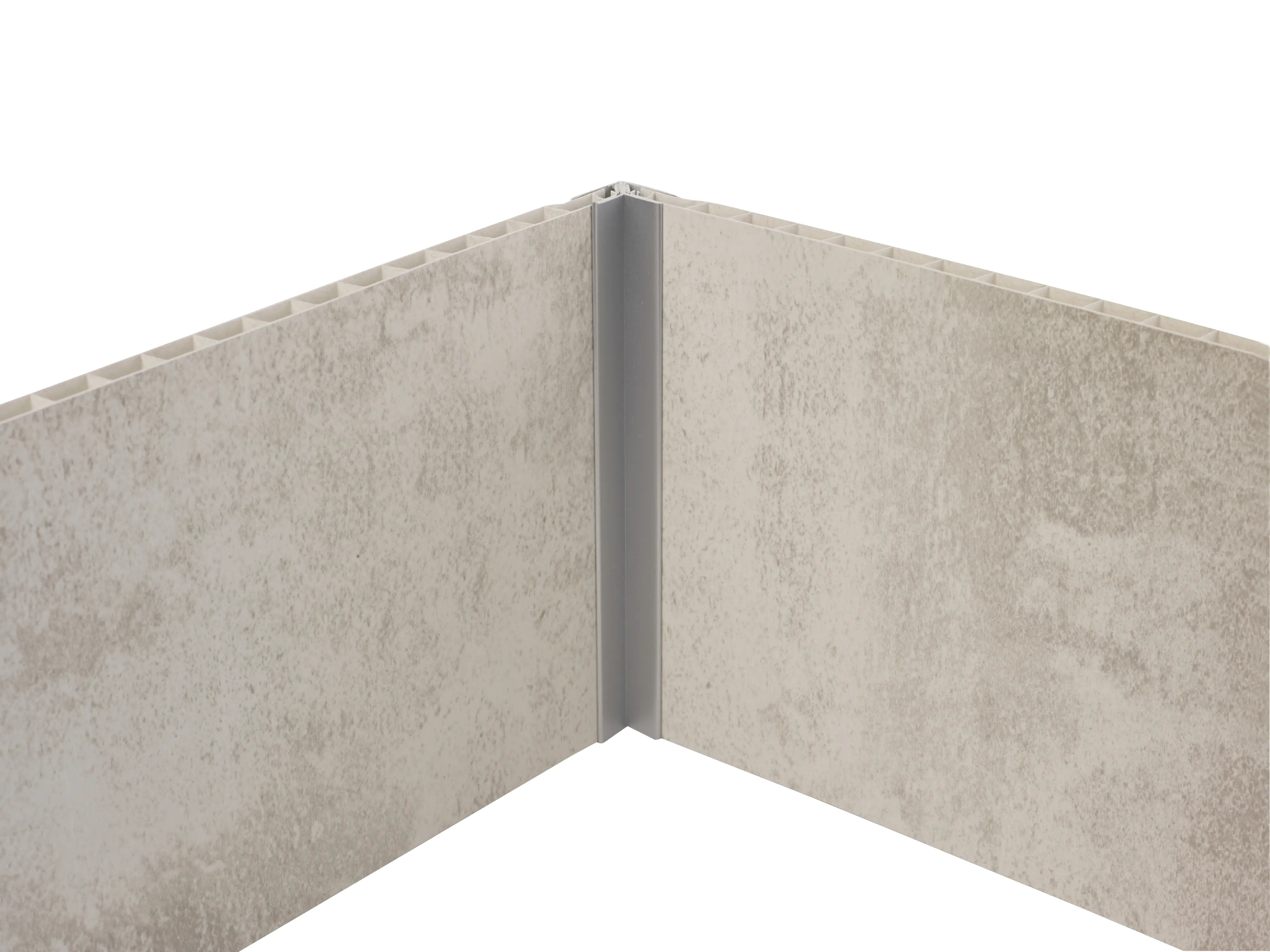 Grossfillex Innen/Außenwinkel für Paneele 5-8 mm Stärkte 260 cm lang alufarben