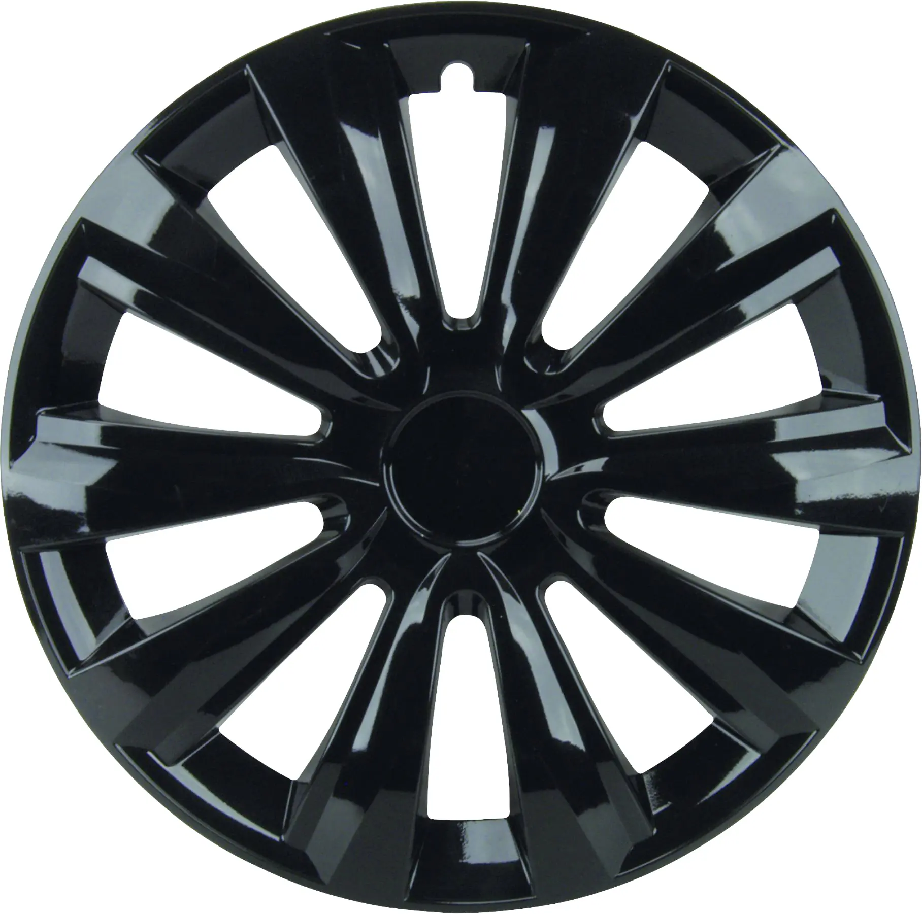 Unitec Radzierblende Delta 35 cm (14 Zoll) schwarz 1 Stück