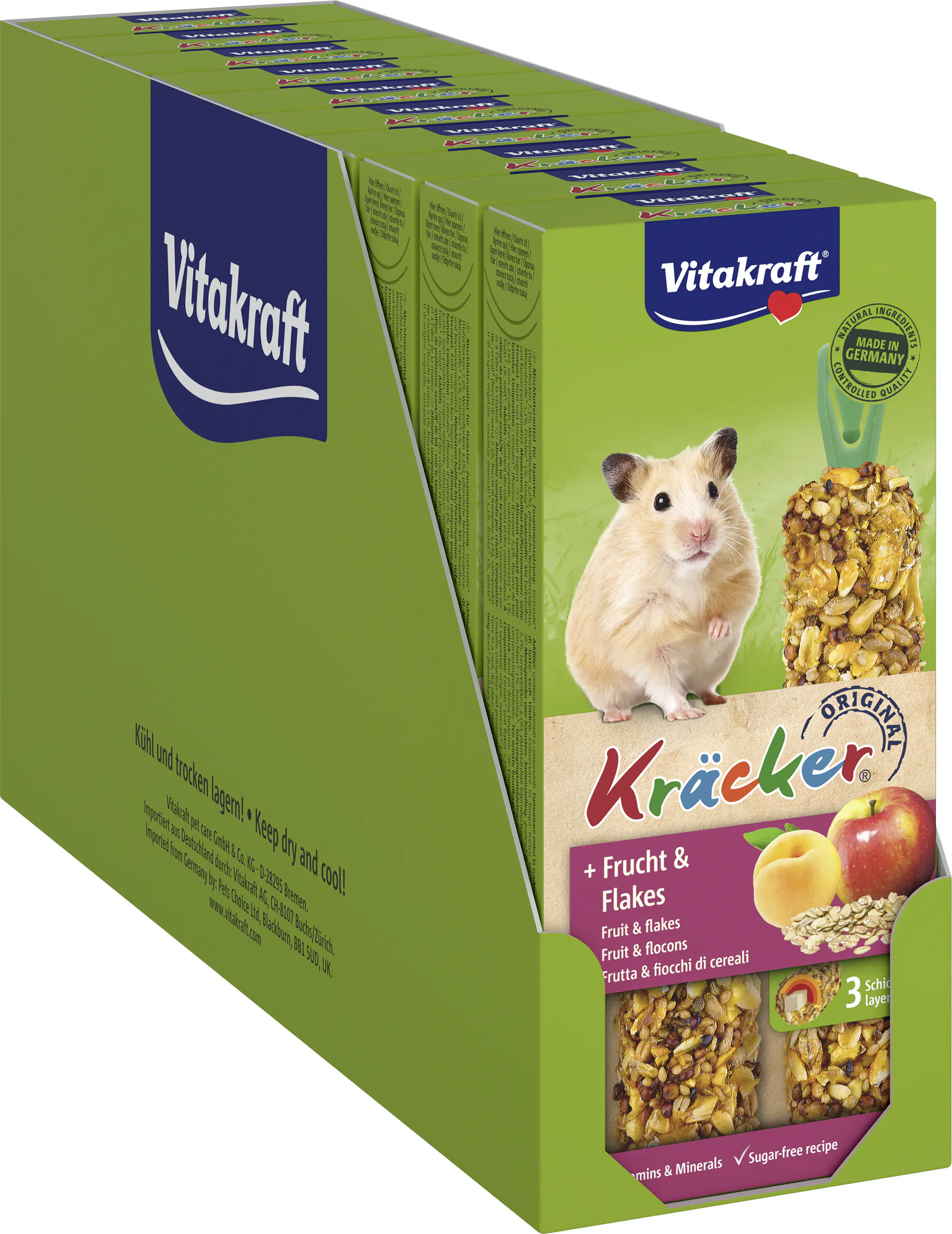 Vitakraft Kräcker® Frucht & Flakes 2 Stück / 112 g