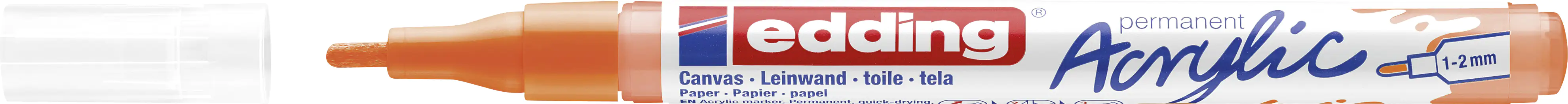 edding 5300 Acrylmarker fein neonorange 1 - 2 mm