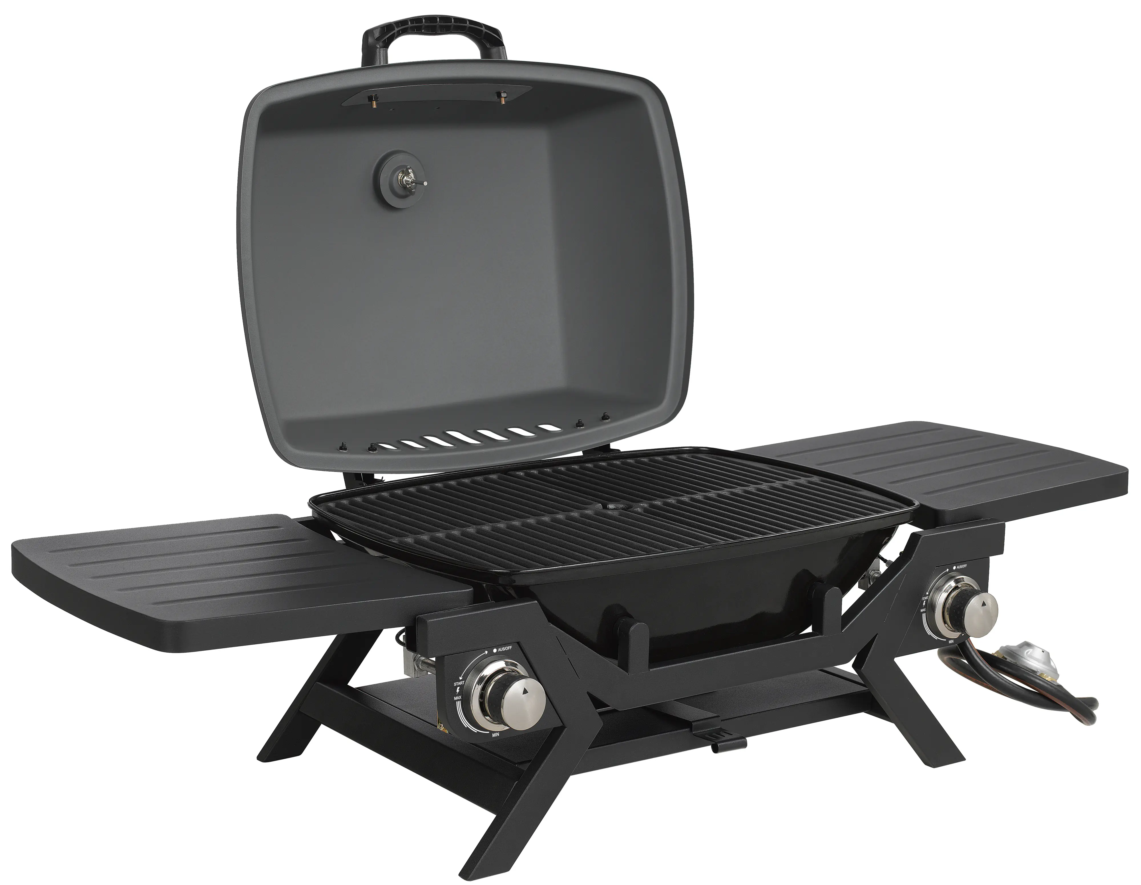 Primaster Tisch-Gasgrill CityFlame 2 Brenner Grillfläche: 47 x 35 cm