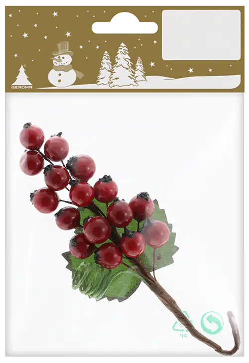 Beerentuff rot 10 mm, 16 Stück