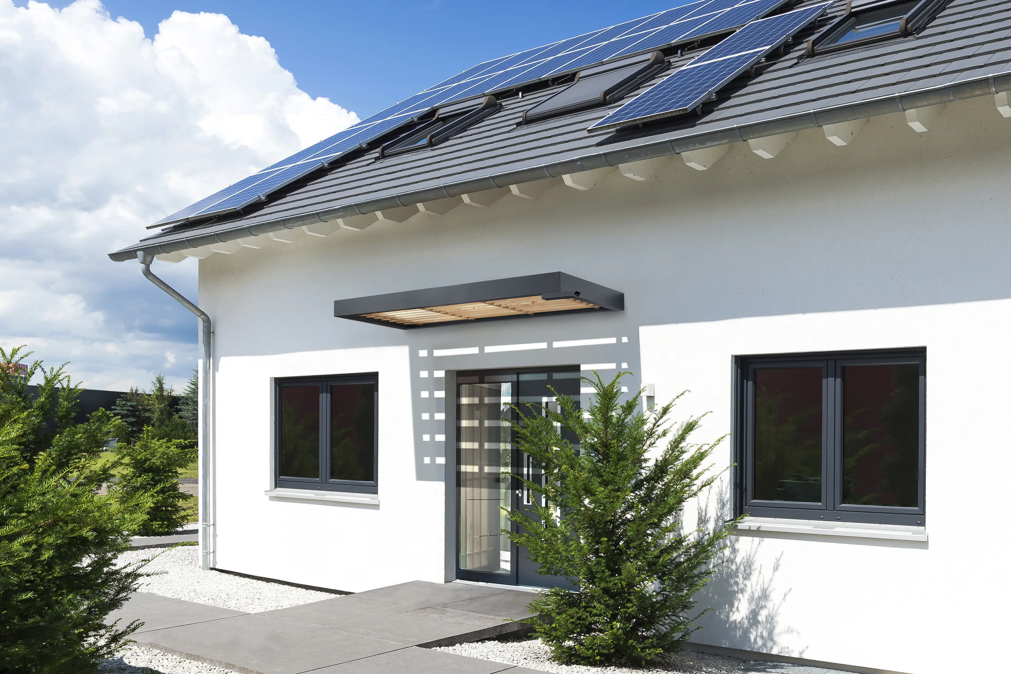 4003412156293_1 Gutta Rechteckvordach BS Timber-Line 250 cm