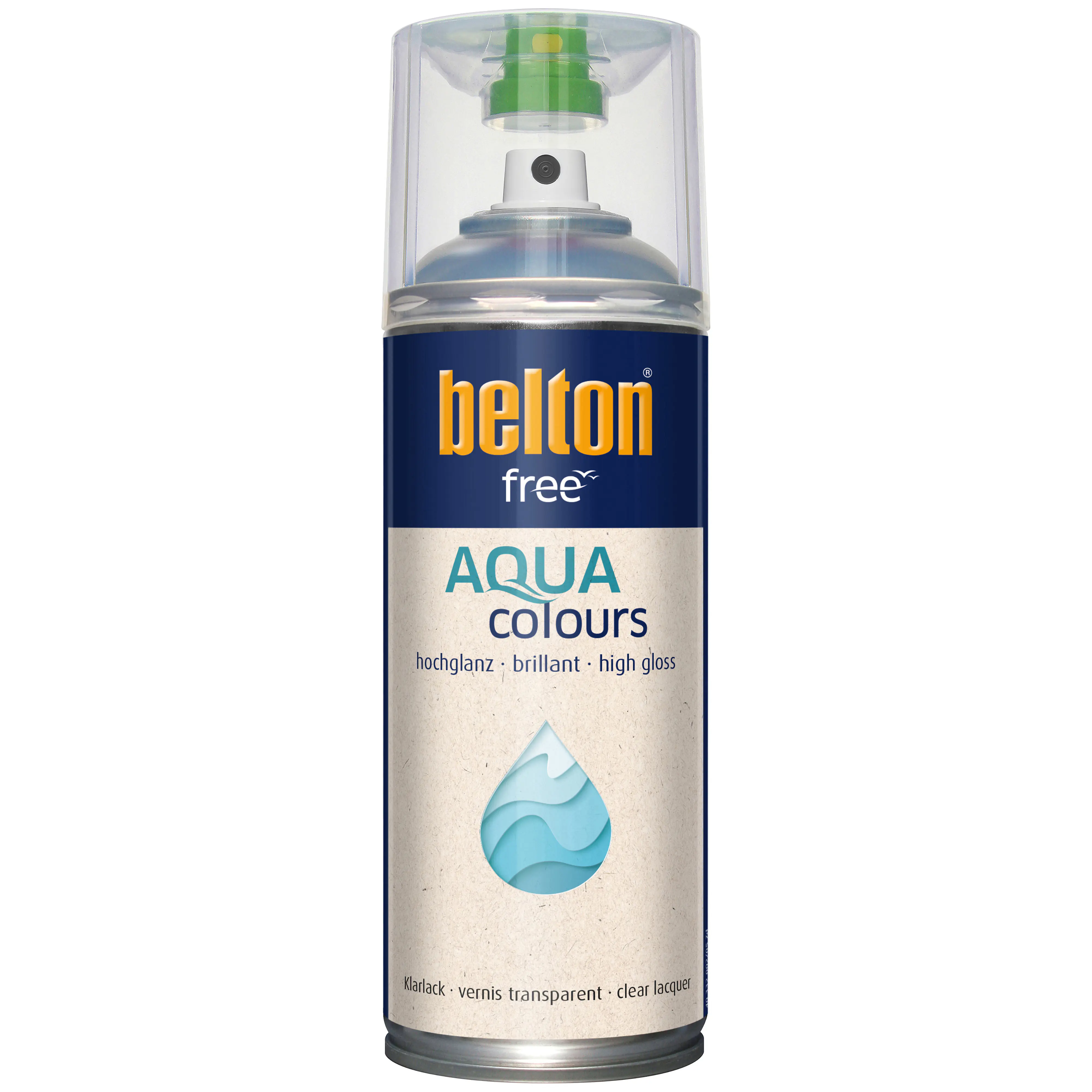 belton free Lackspray AQUAcolours 400 ml Klarlack hochglanz