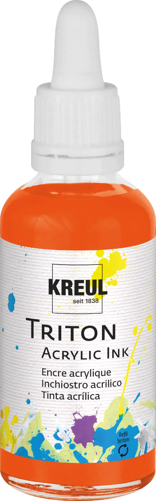 Kreul Triton Acrylic Ink echtorange 50 ml