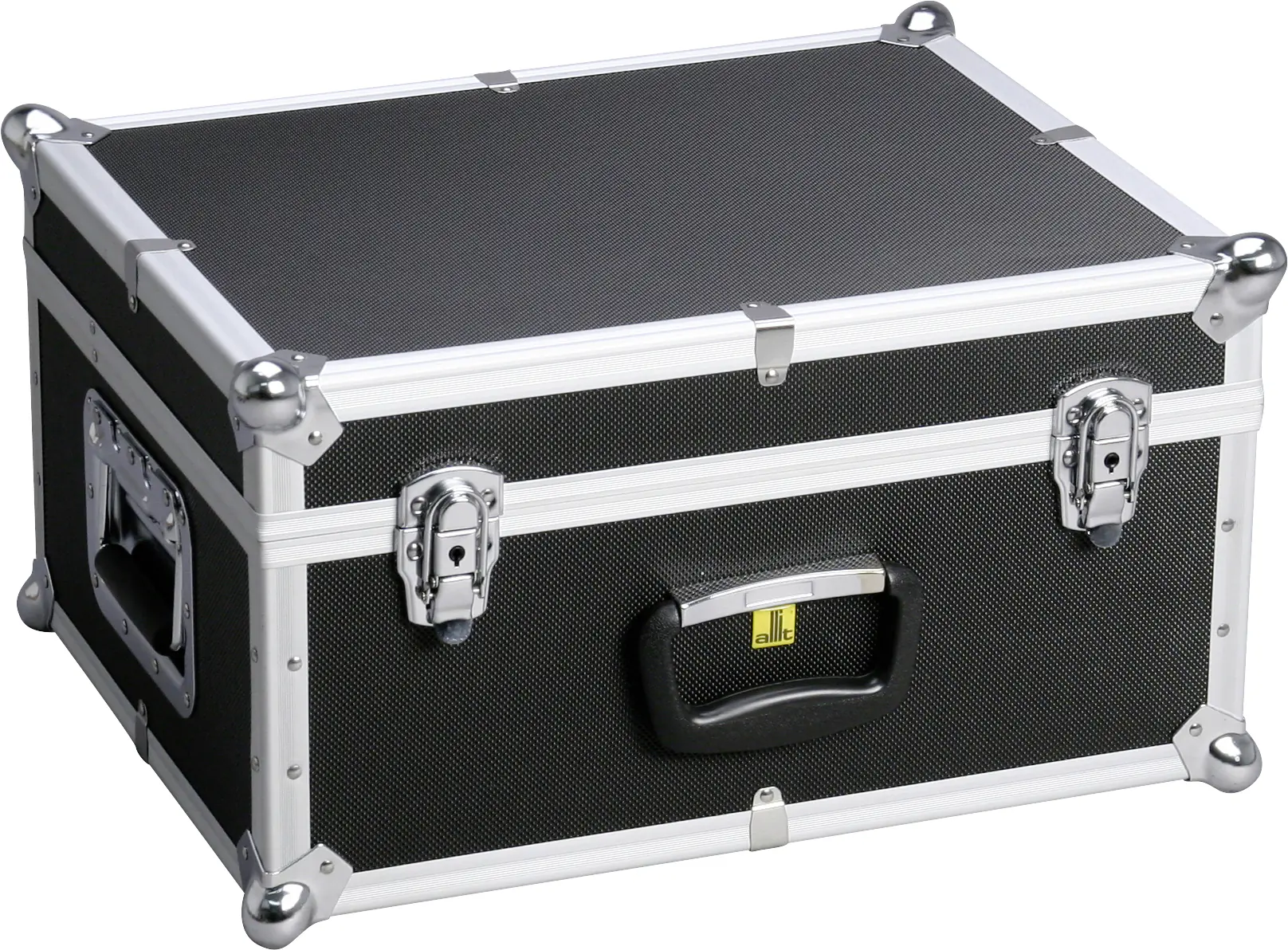 Allit Gerätekiste seitliche Griffe AluPlus ToolBox 18 schwarz ohne Inhalt