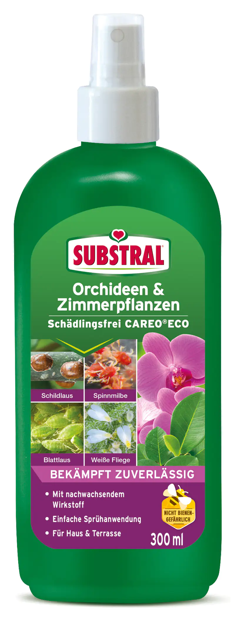 Substral Orchideen & Zimmerplanzen Schädlingfrei Careo Eco 300 ml Substral Orchideen & Zimmerplanzen Schädlingfrei Careo Eco 300 ml