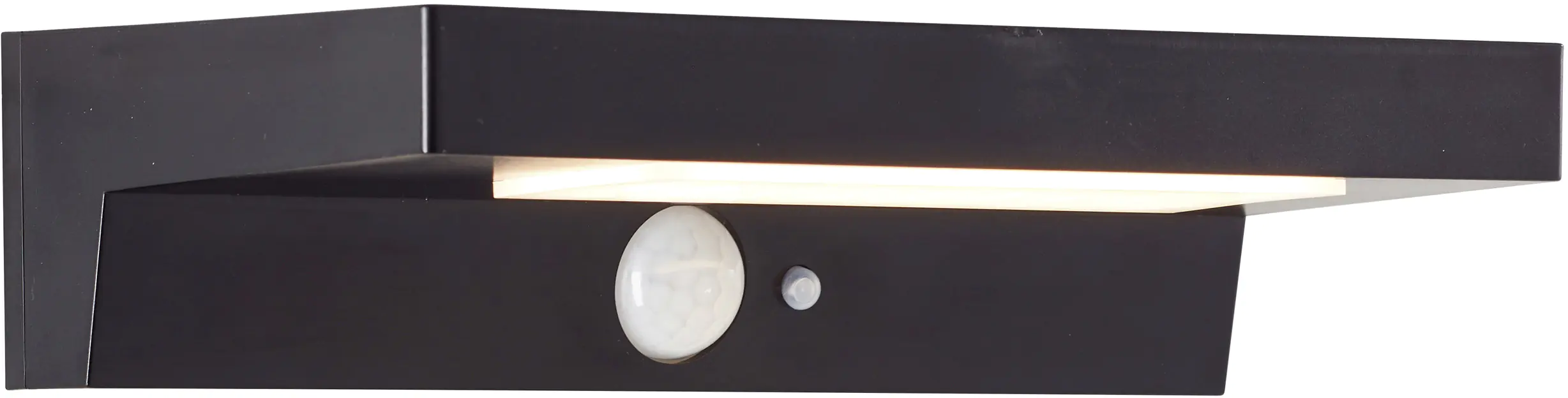 Brilliant Solar-Außenwandleuchte Barker 3W neutralweiß Bewegungsmelder