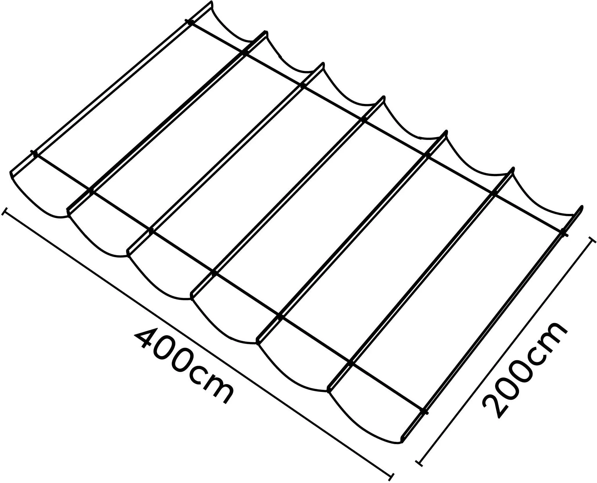 Platinum Faltsonnensegel Coolfit 2 x 4 m altweiß