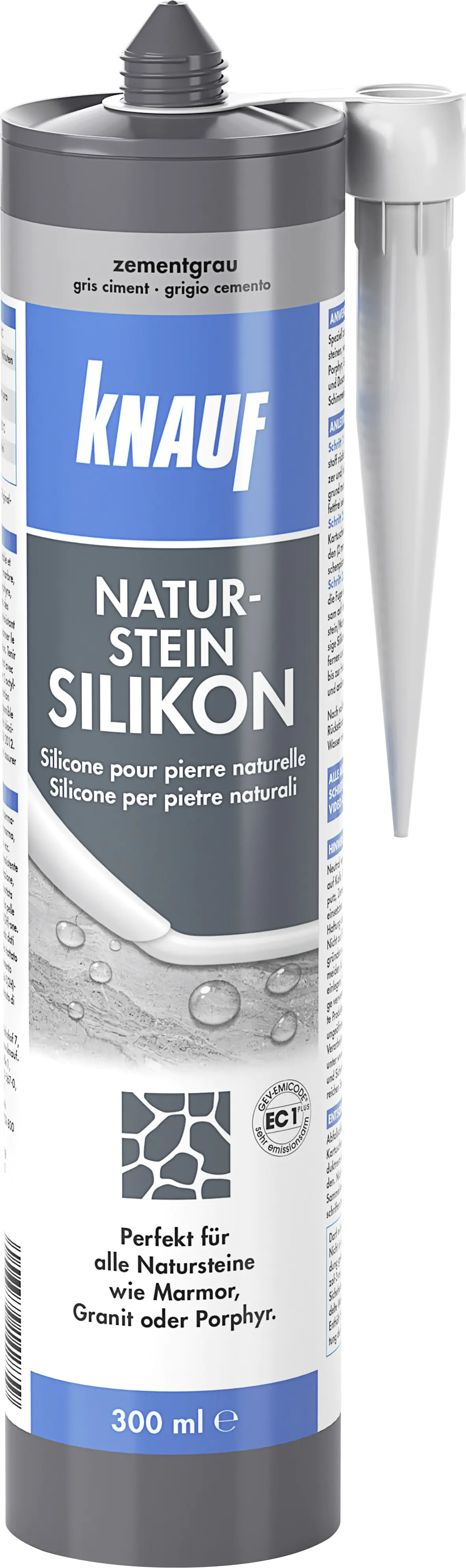Knauf Naturstein Silikon 300 m zementgrau 