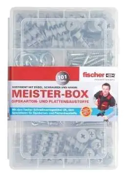 4048962131376 Fischer Dübel Meisterbox - 101 Stück