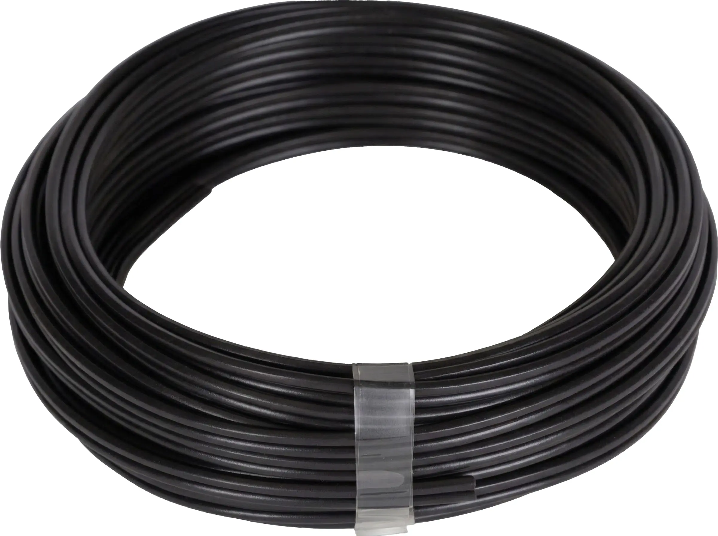 Zwillingsleitung isolierte Litze 2 x 0,75 - 10 Meter schwarz