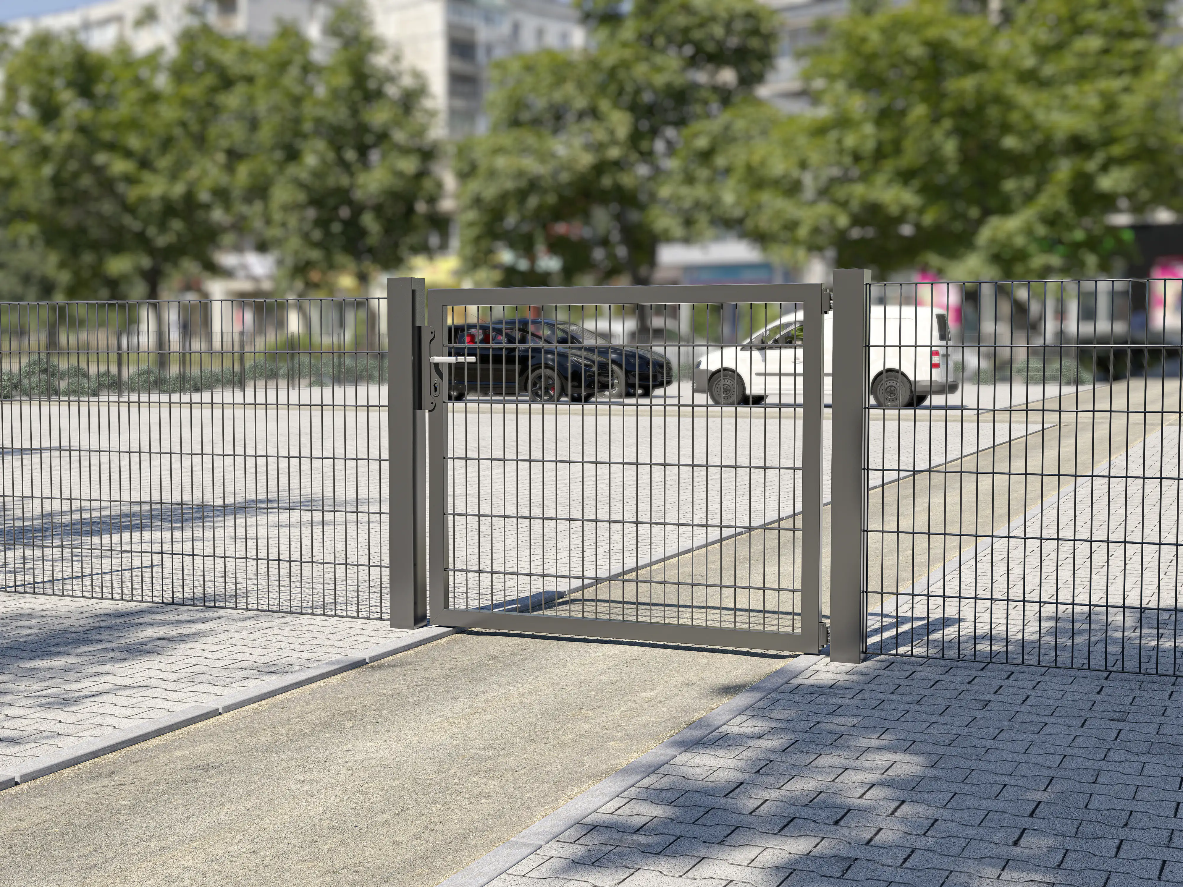 Alberts Einzeltor Flexo Plus anthrazit 125 x 80 cm