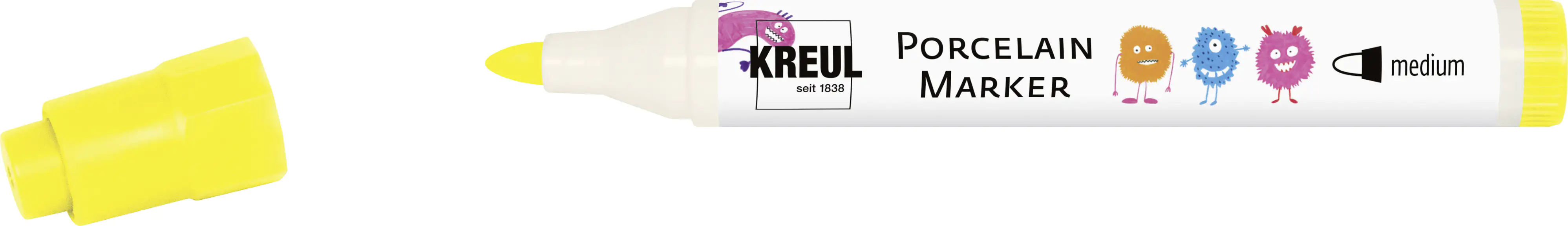 Kreul PorcelainPen easy gelb 1 - 3 mm Kreul PorcelainPen easy gelb 1 - 3 mm