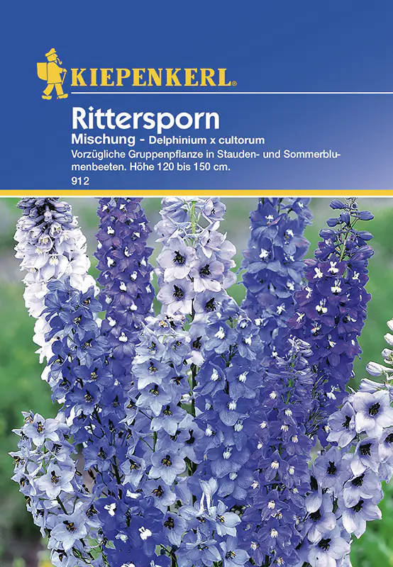 Kiepenkerl Rittersporn Mischung Delphinium x cultorum, Inhalt: ca. 30 Pflanzen