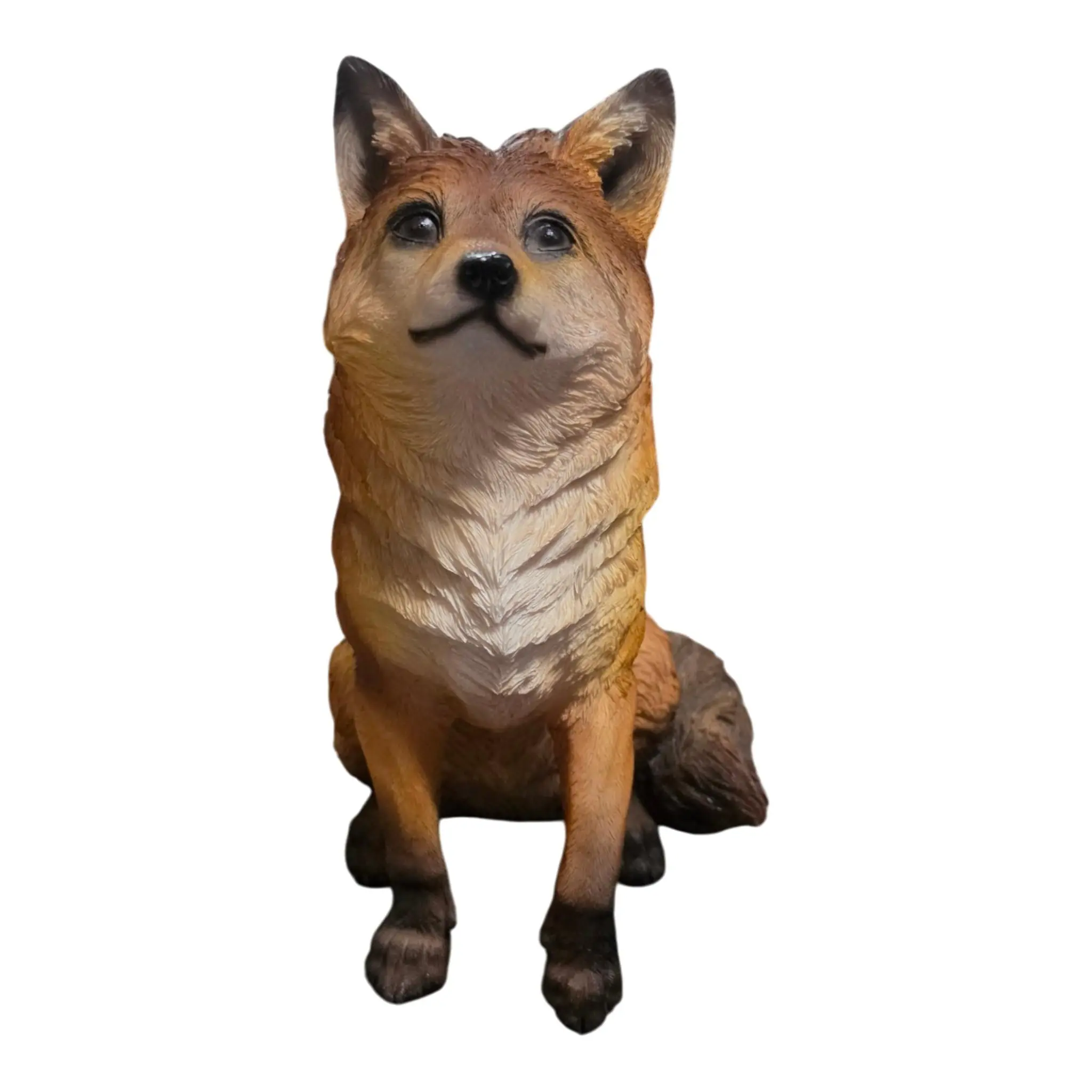 Figur Fuchs 31 x 20 cm braun