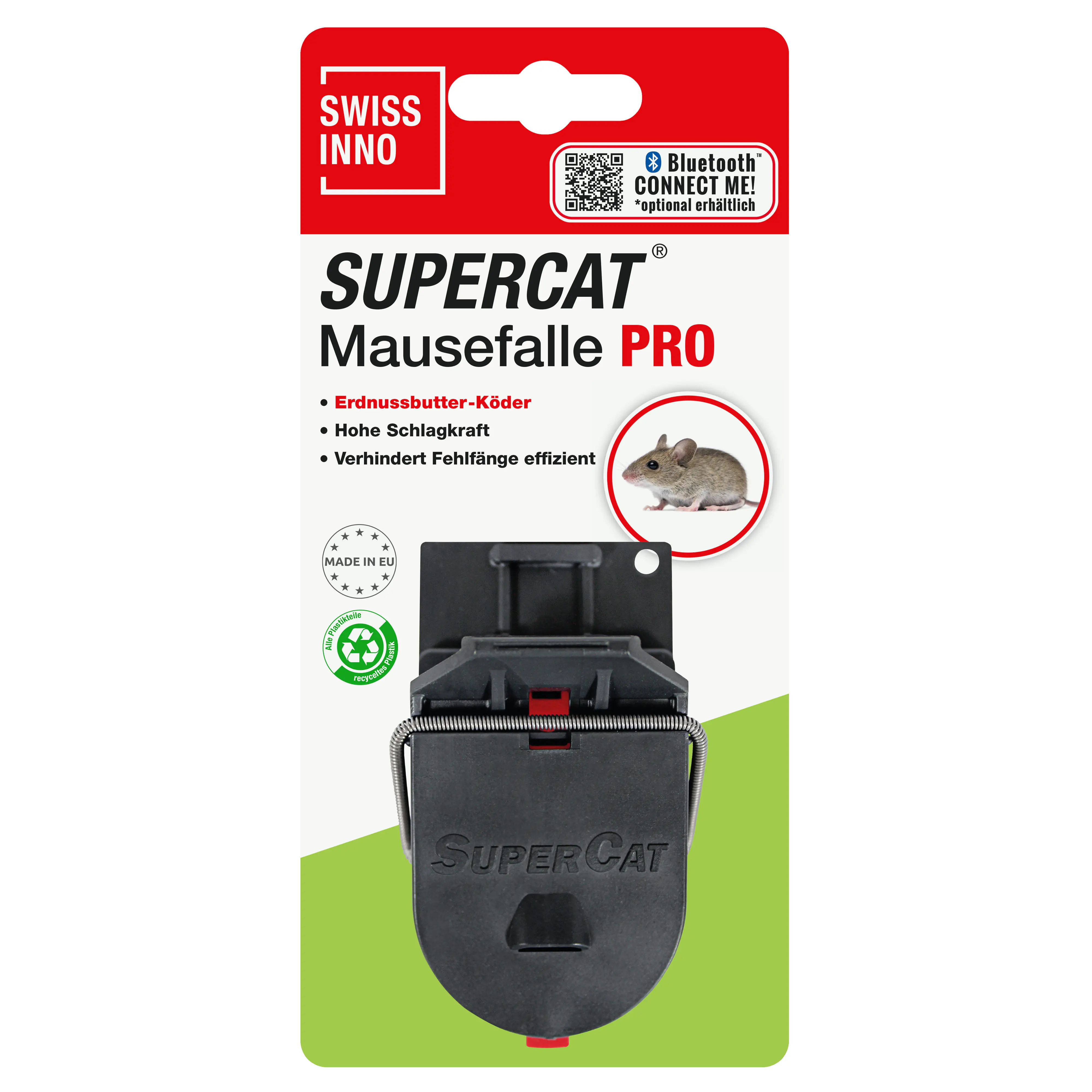 Swissinno Mausefalle PRO SuperCat inkl. Erdnussbutter-Köder Swissinno Mausefalle PRO SuperCat inkl. Erdnussbutter-Köder