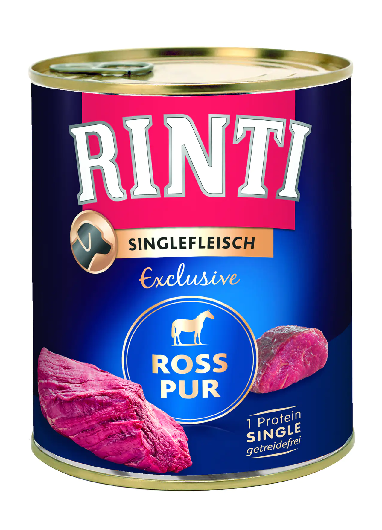 Rinti Singlefleisch Exclusive Hundenassfutter Adult 800 g Ross Pur Rinti Singlefleisch Exclusive Hundenassfutter Adult 800 g Ross Pur
