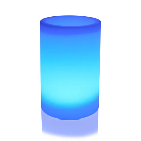 Smartwares LED Solarleuchte Blumentopf OSL_60085 weiß 31,5 cm RGBW