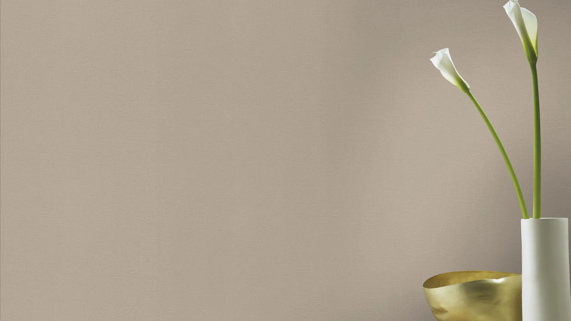 Rasch Vliestapete 555868 Beige-Leinen dunkel Uni 10,05 m x 0,53 m