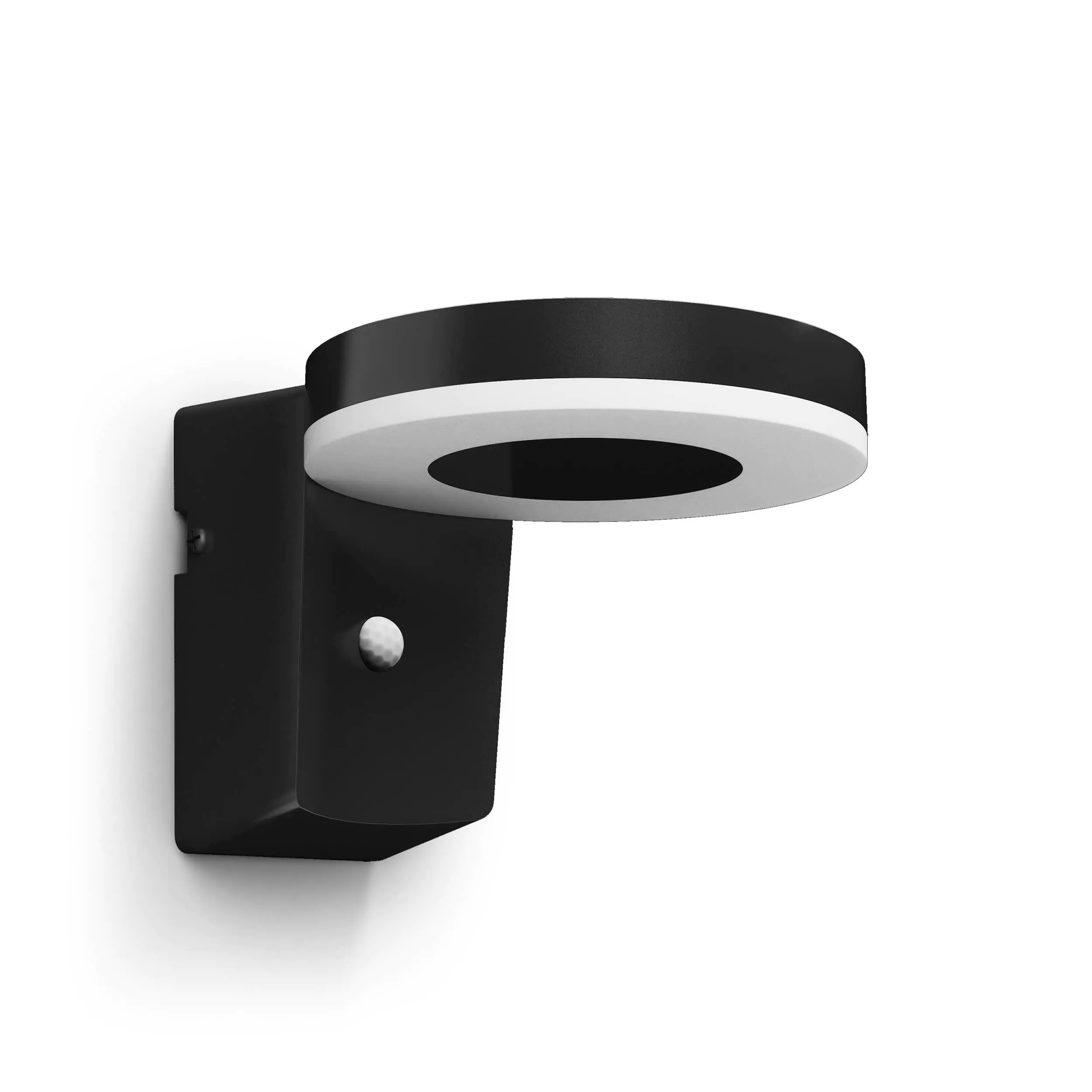 Solar Wandleuchte Zonal rund 21,4 x 16,7 x 14,2 cm schwarz