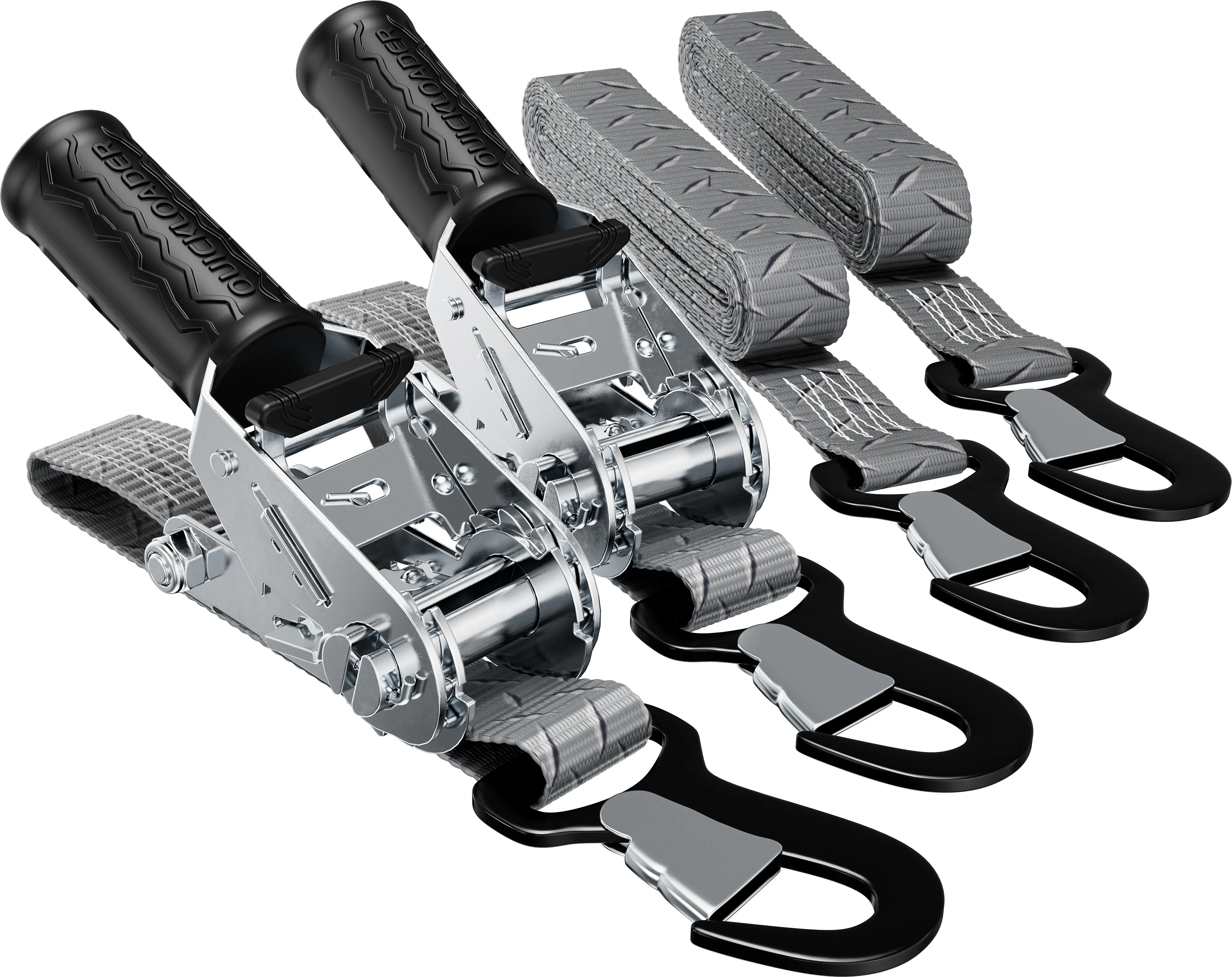 QUICKLOADER® Spanngurt 29 mm x 4,5 m 2 Stück camouflage