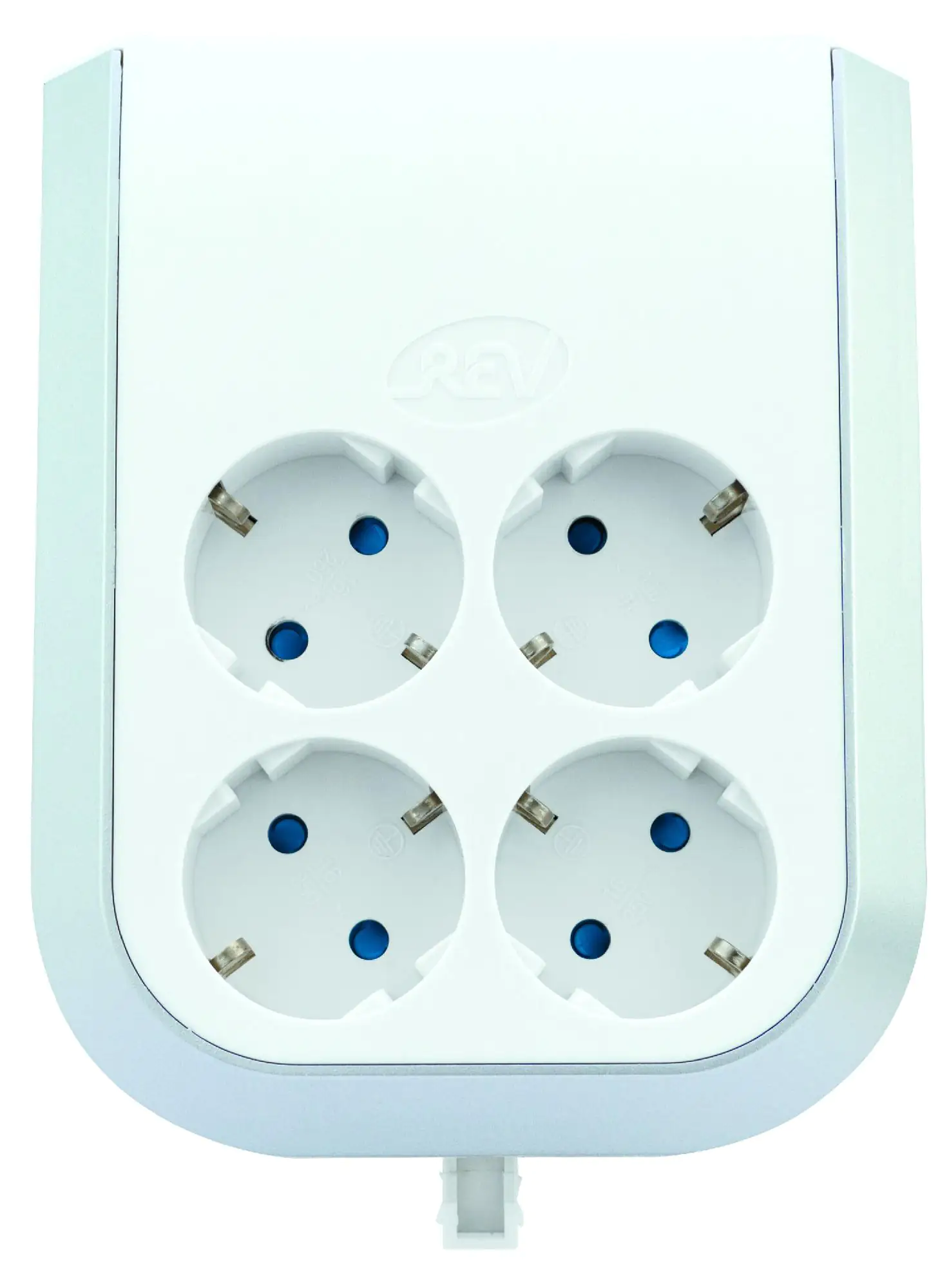 REV Multi-Power Steckdosenerweiterung 4-fach weiß, mit Abstandshalter REV Multi-Power Steckdosenerweiterung 4-fach weiß, mit Abstandshalter