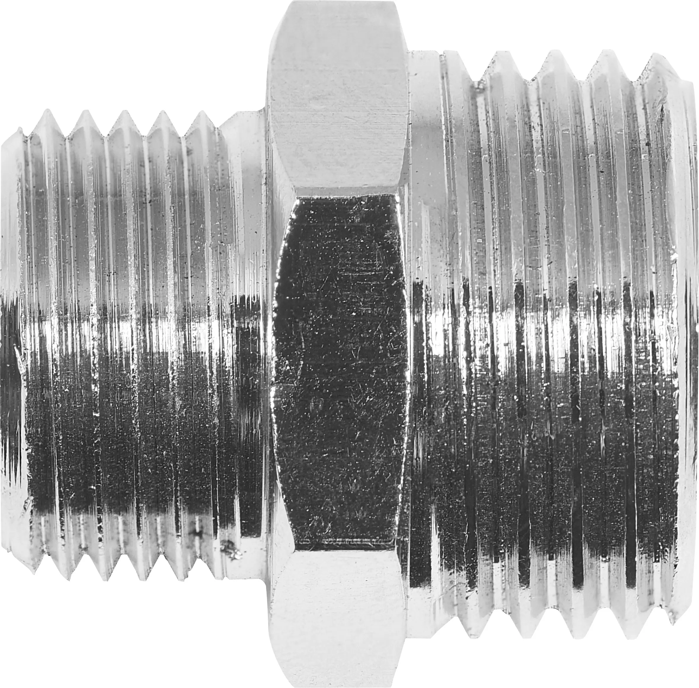 Cornat Doppelnippel verchromt 1/2" AG x ø 12 mm 3/8" AG x ø 10 mm