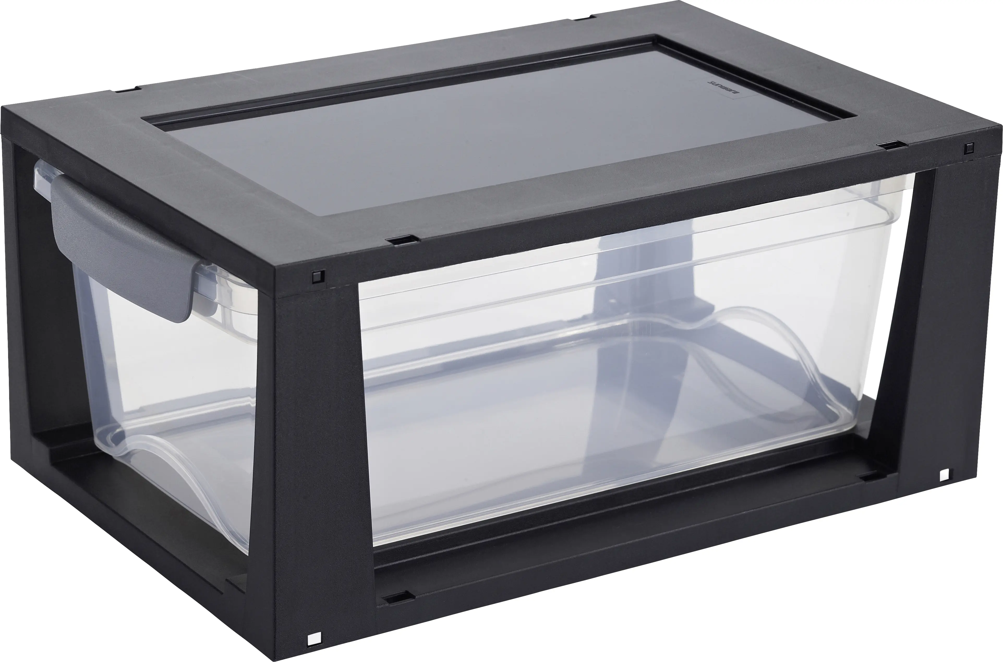 Sunware Omega Drawer unit 6L transparent schwarz
