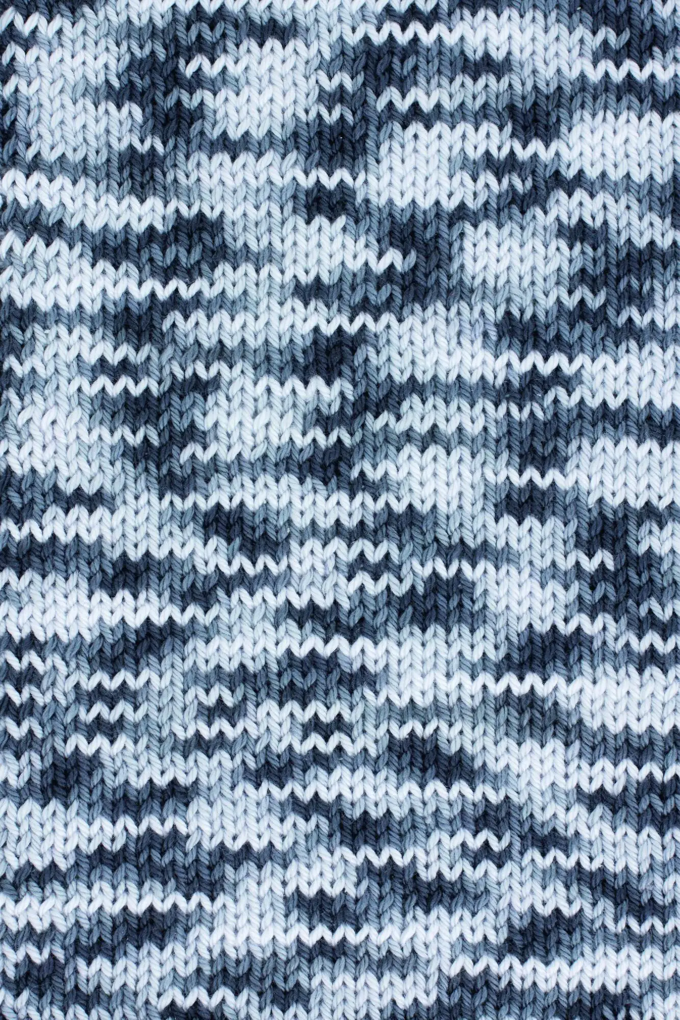 Gründl Wolle Cotton Quick print 50 g schwarz-grau multicolor