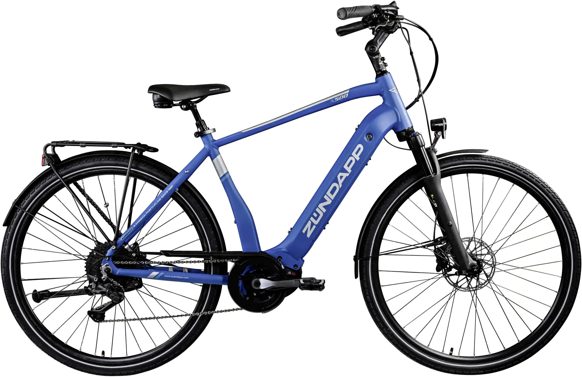 Zündapp E-Bike Trekking X500 28 Zoll 11-Gang 500 Wh blau