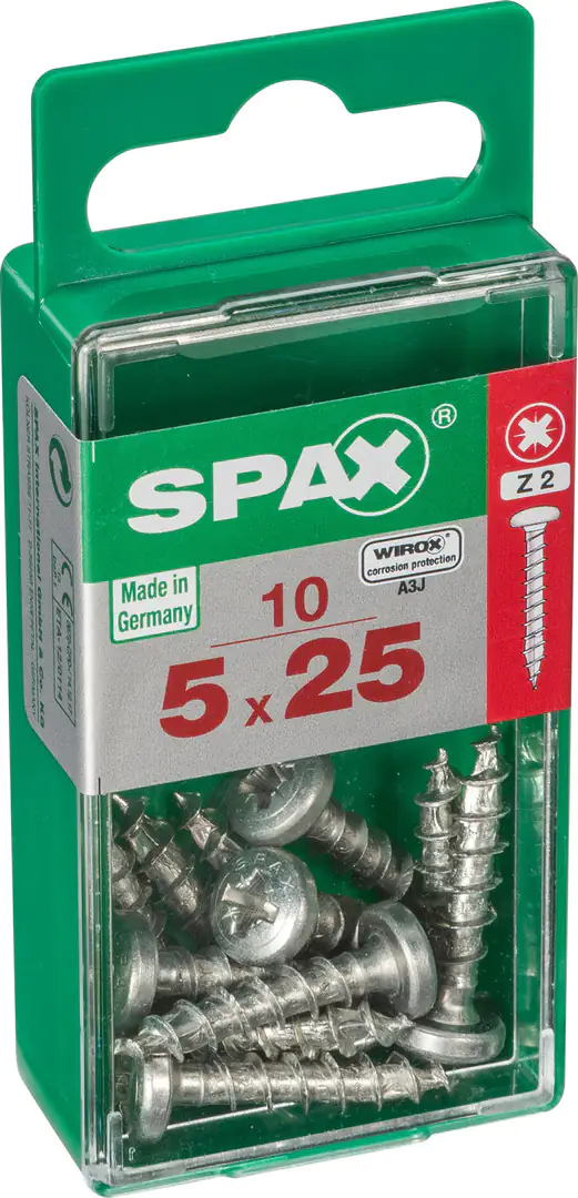 Spax Universalschrauben 5.0 x 25 mm TX 20 - 10 Stk.