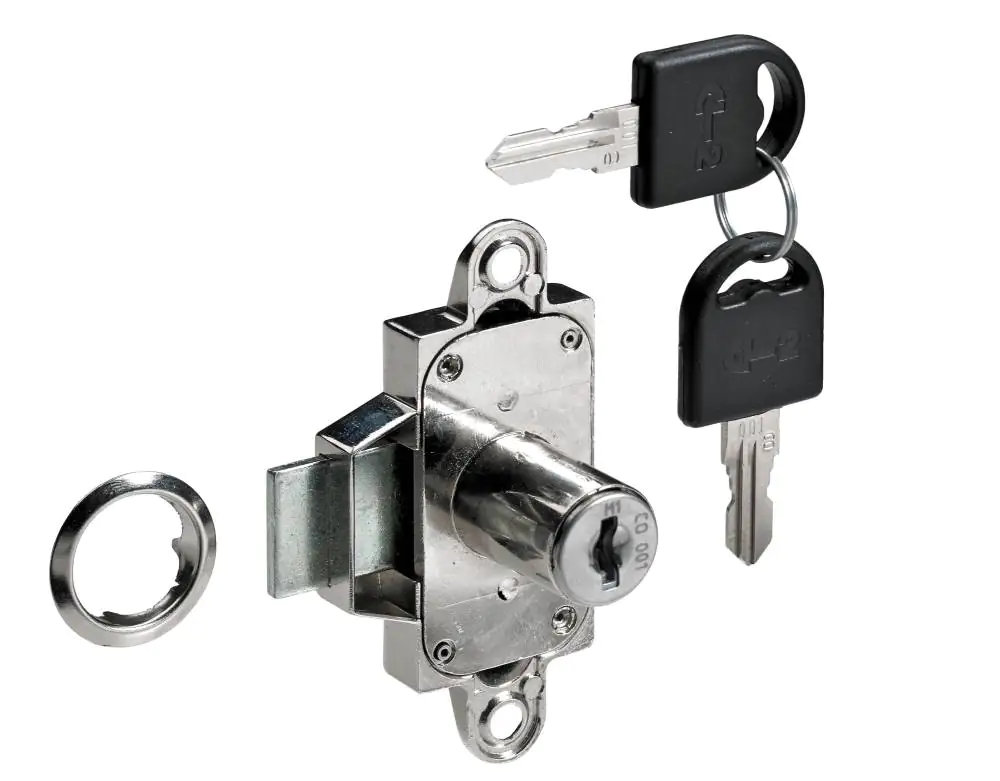 Hettich Zylinder-Aufschraubschloss Zylinder Ø 18 mm Dornmaß 25 mm