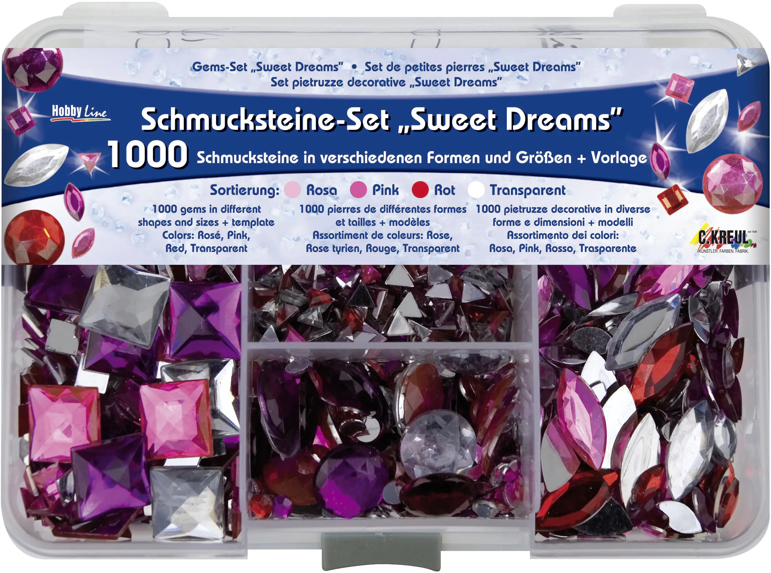 Kreul Schmucksteine Set Sweet Dreams