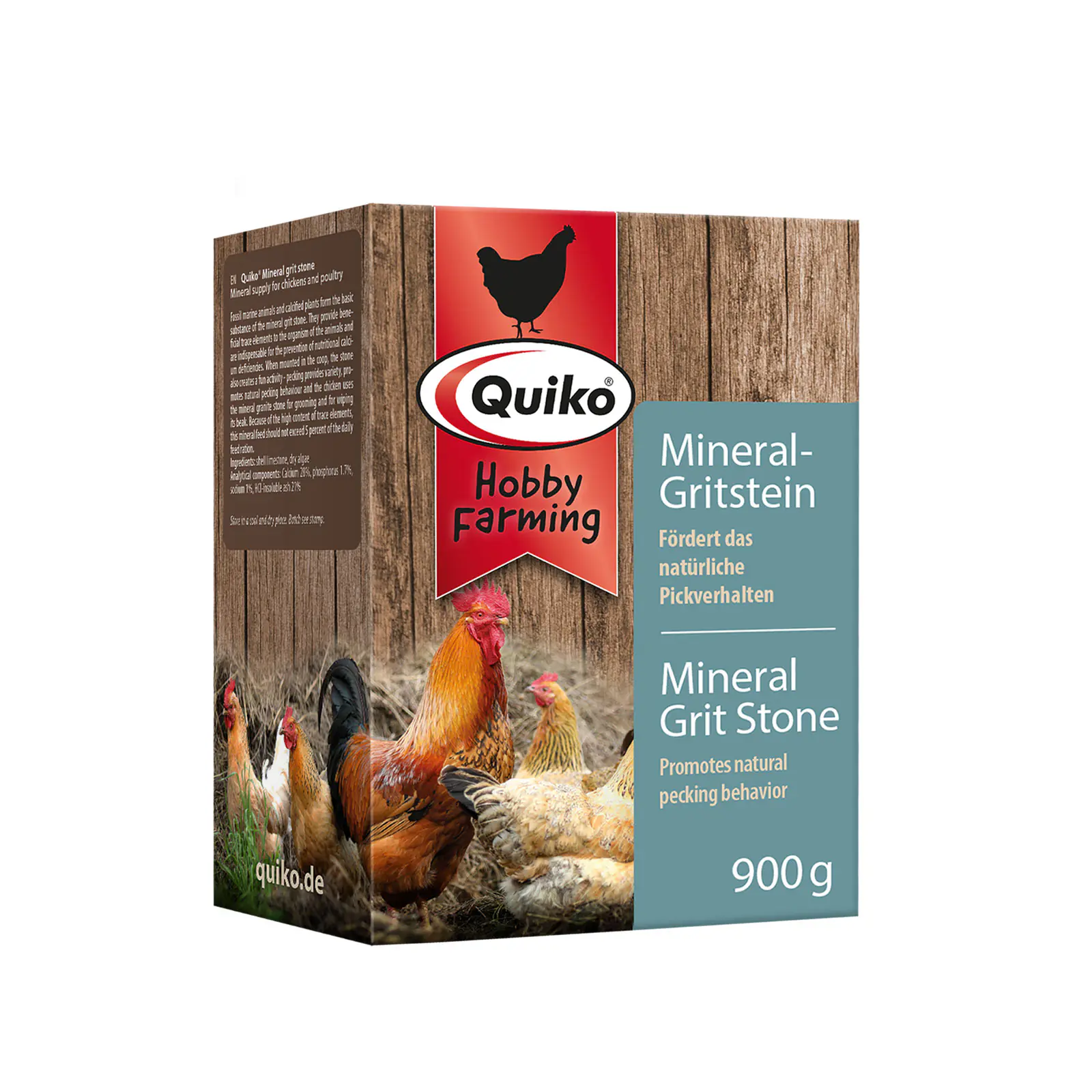 Quiko Hobbyfarming Mineralgrit für Hühner und Geflügel 300 g