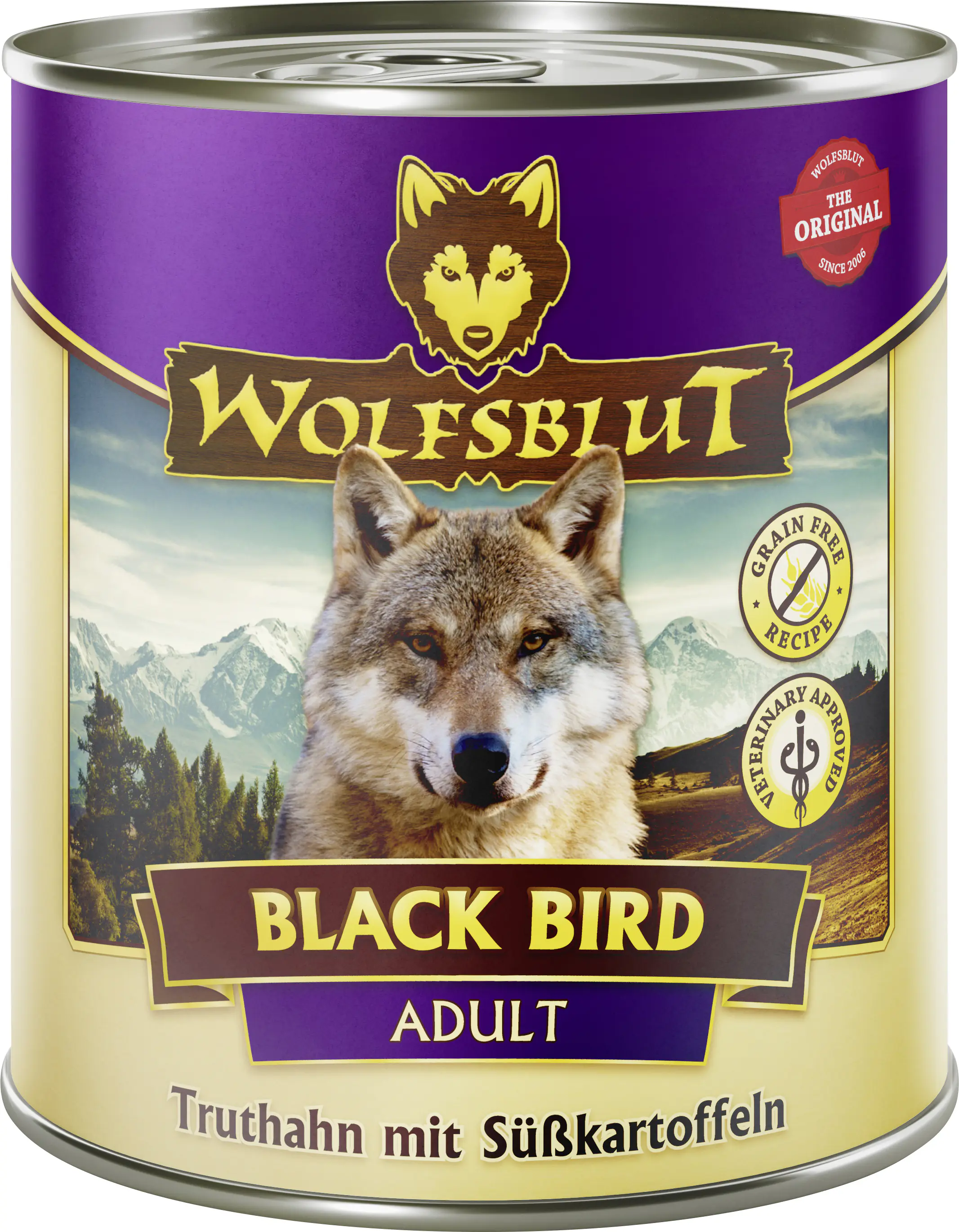Wolfsblut Hundenassfutter Black Bird Adult 800 g Truthahn