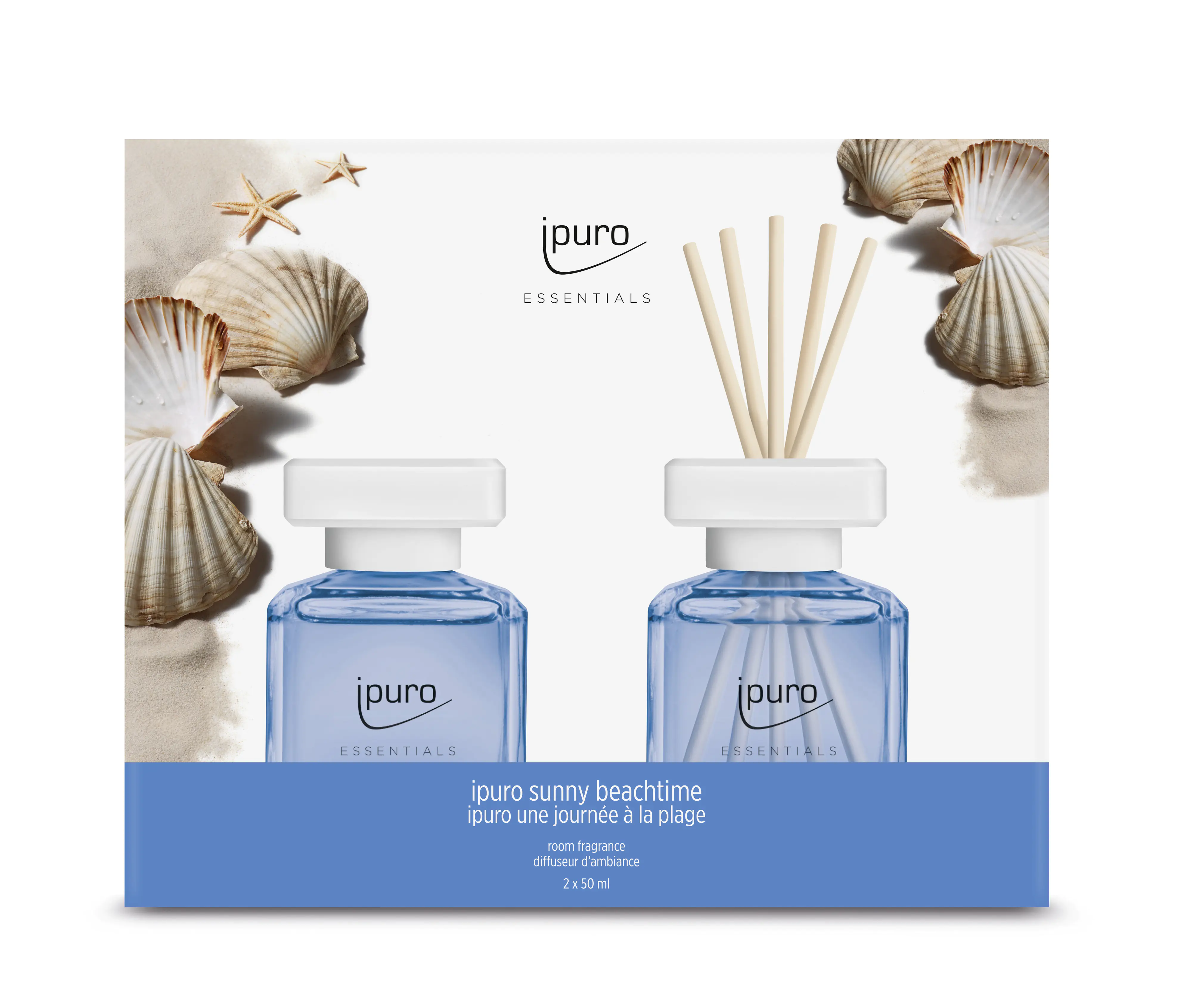 ipuro Essentials Raumduft sunny beachtime 2 x 50 ml