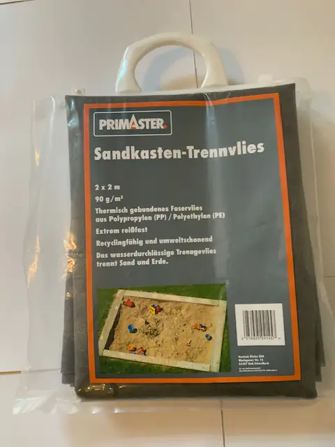 Primaster Trennvlies für Sandkästen 2 x 2 m Primaster Trennvlies für Sandkästen 2 x 2 m