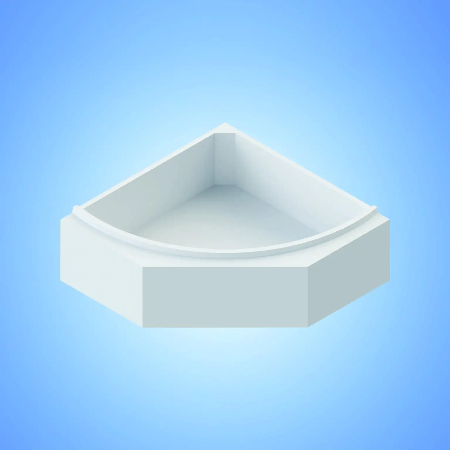 Ottofond Wannenträger Lima 1560 x 1560 mm