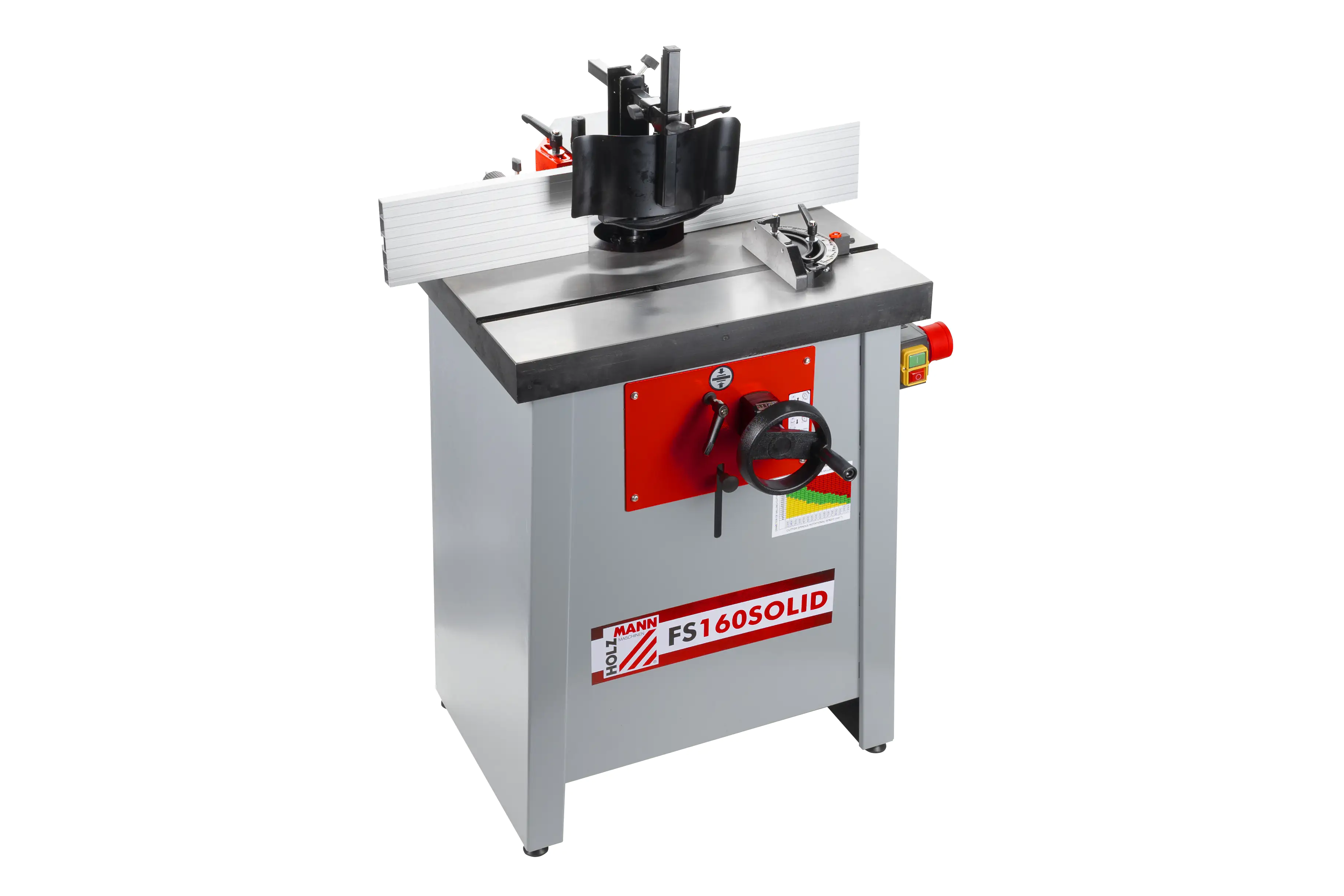 Holzmann Fräsmaschine FS160SOLID_400V verwindungsfreiem Graugusstisch