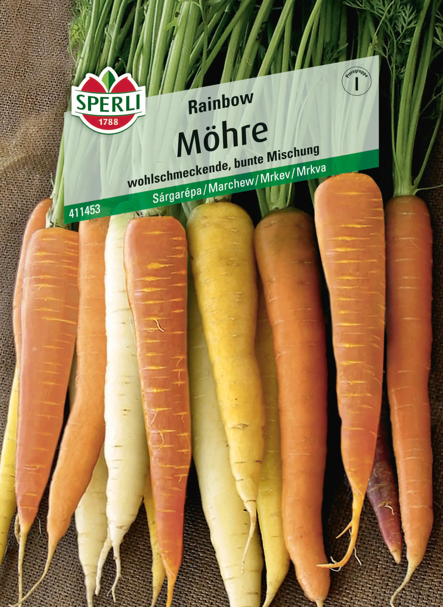 Sperli Saatgut Möhren Rainbow F1 für ca. 1 – 1,5 m²
