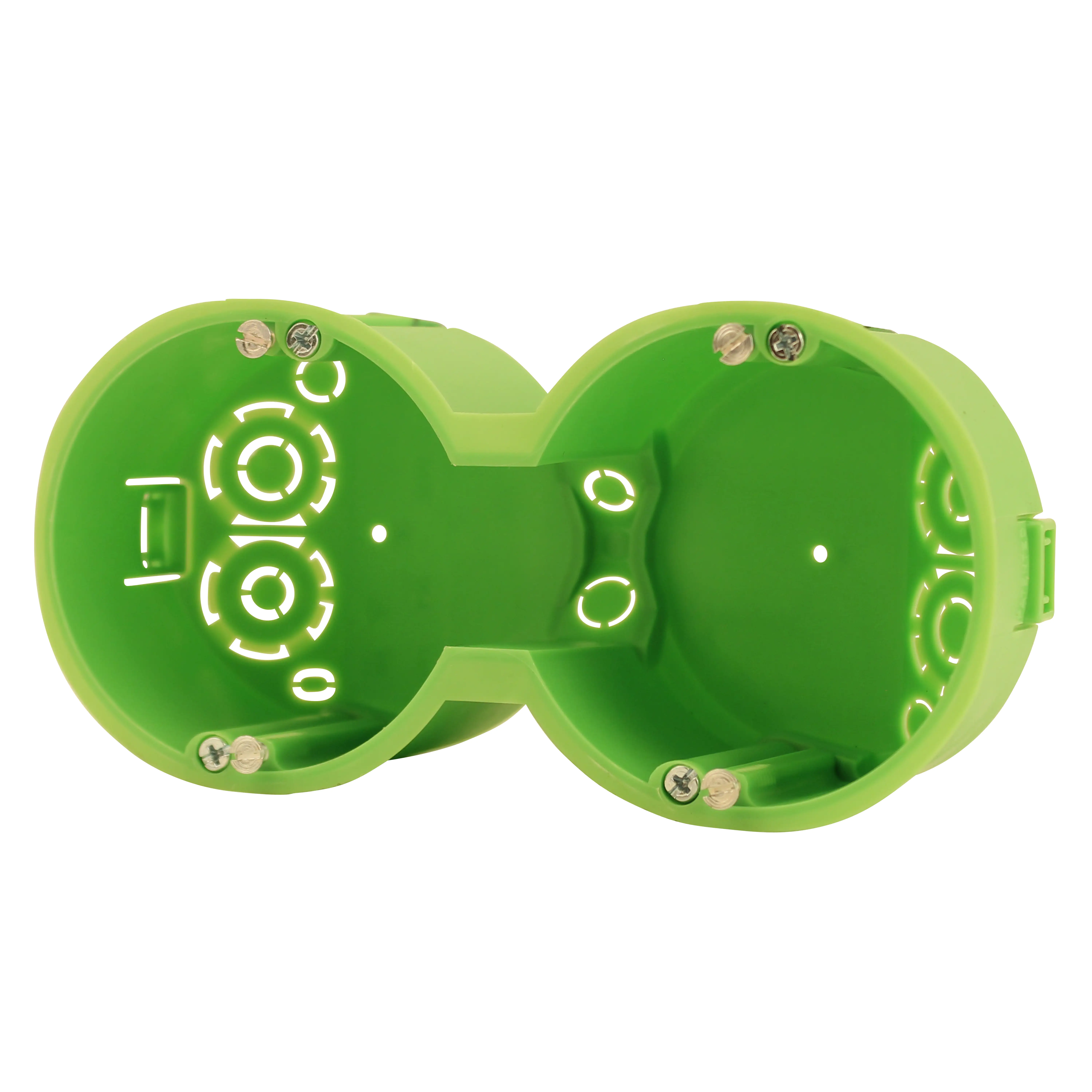 SPELSBERG Hohlwand-Schalterdose 2-fach 50mm grün