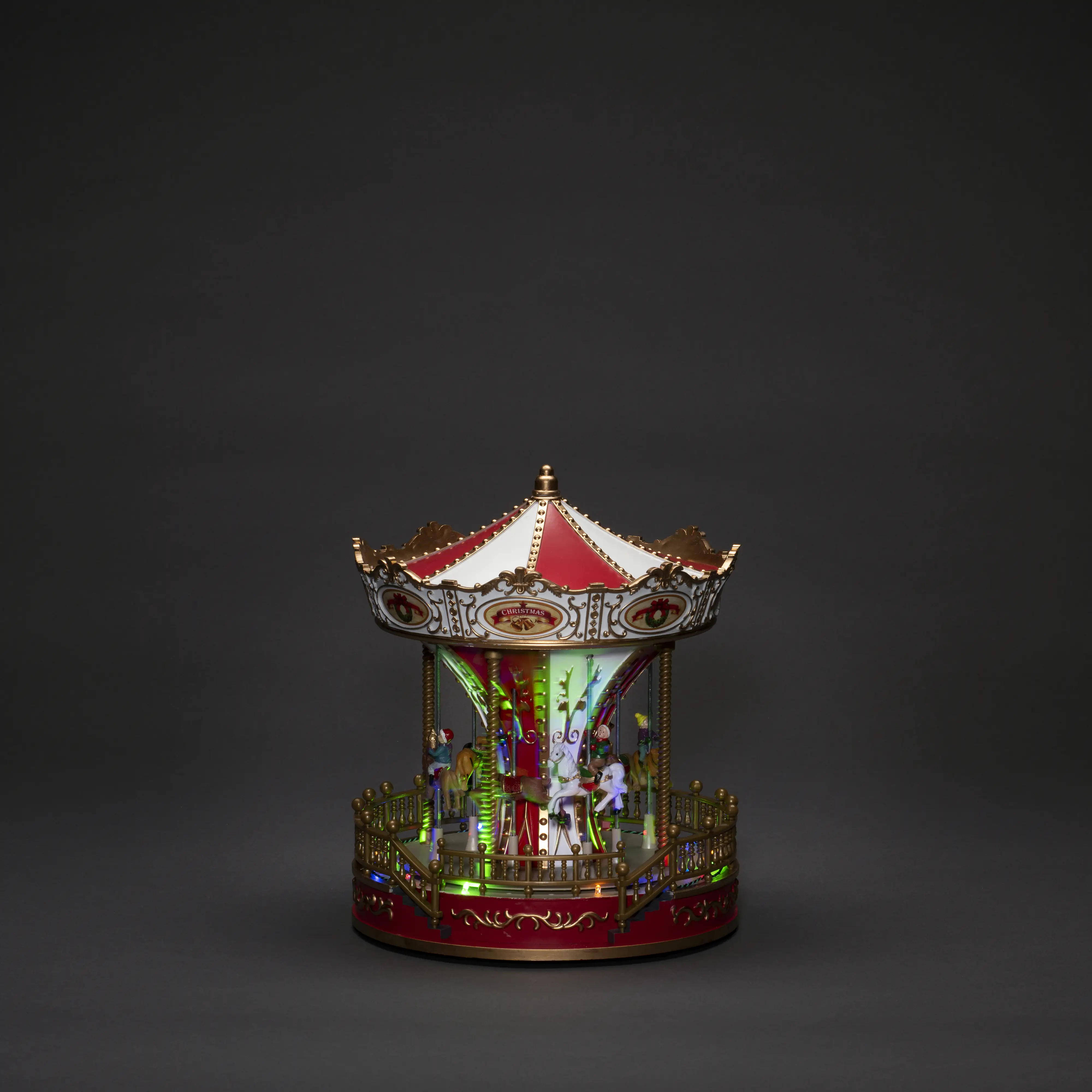 Konstsmide LED Szenerie Karussell mit Musik 16 bunte Dioden