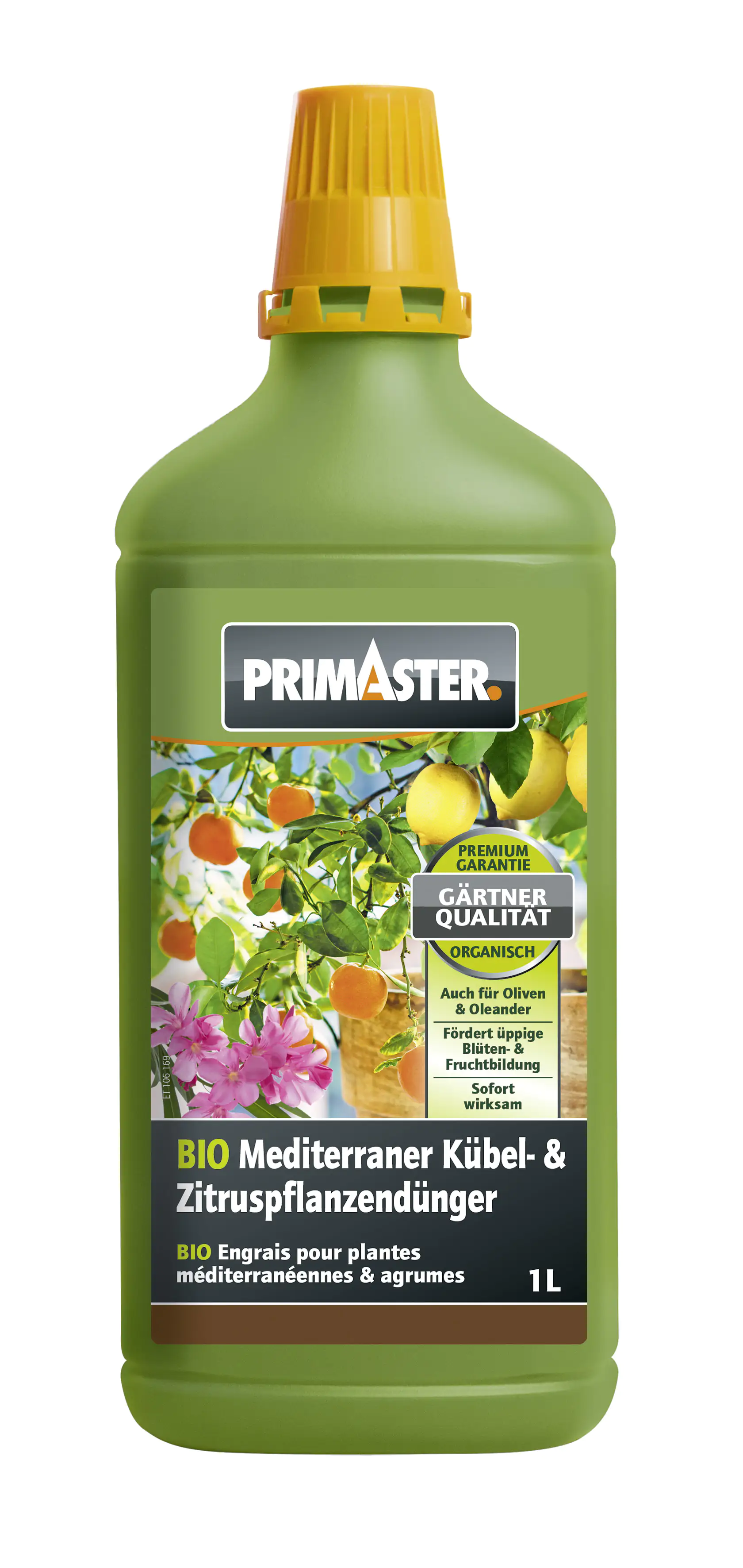 Primaster Bio Mediterraner Kübel- & Zitruspflanzendünger 1 L