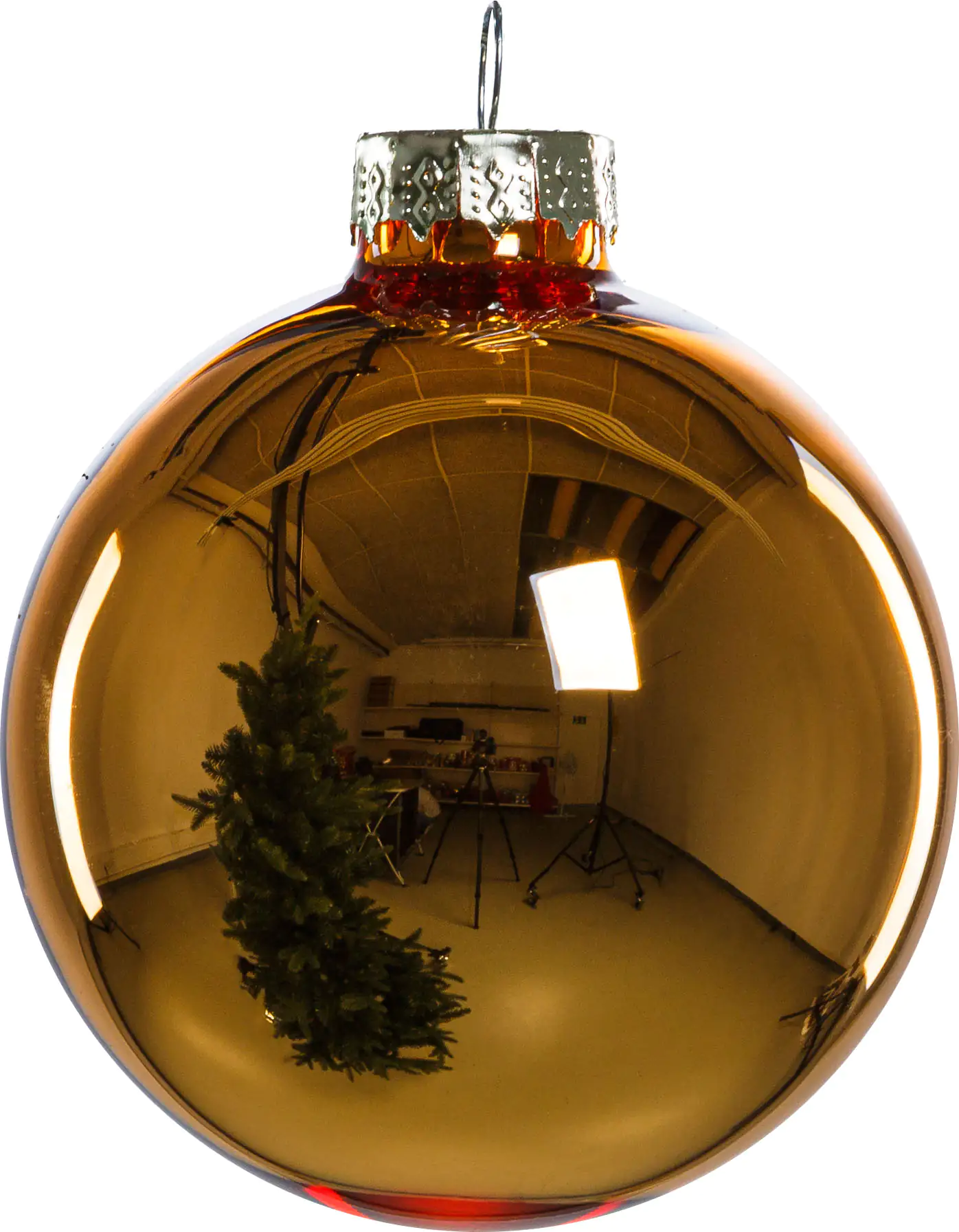 4333692642637_04 TrendLine Weihnachtskugeln aus Glas Ø 5/ 5,7/ 6,7 cm gold 42 Stück